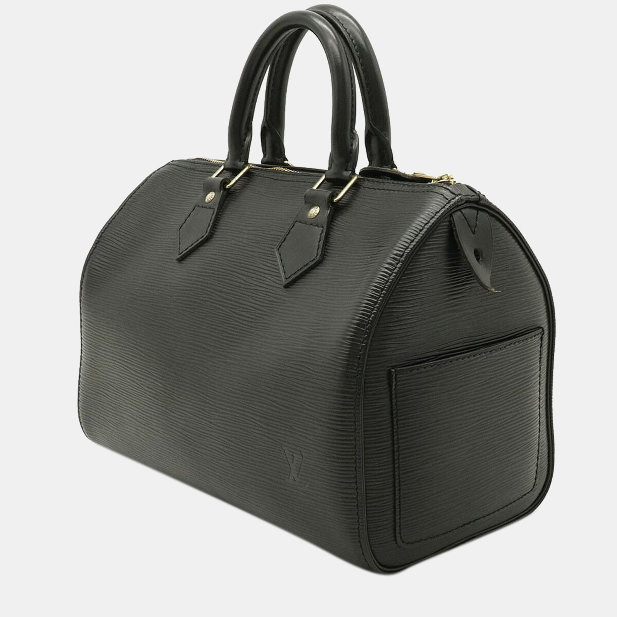 

Louis Vuitton Black Epi Leather Speedy 25 Top Handle Bag