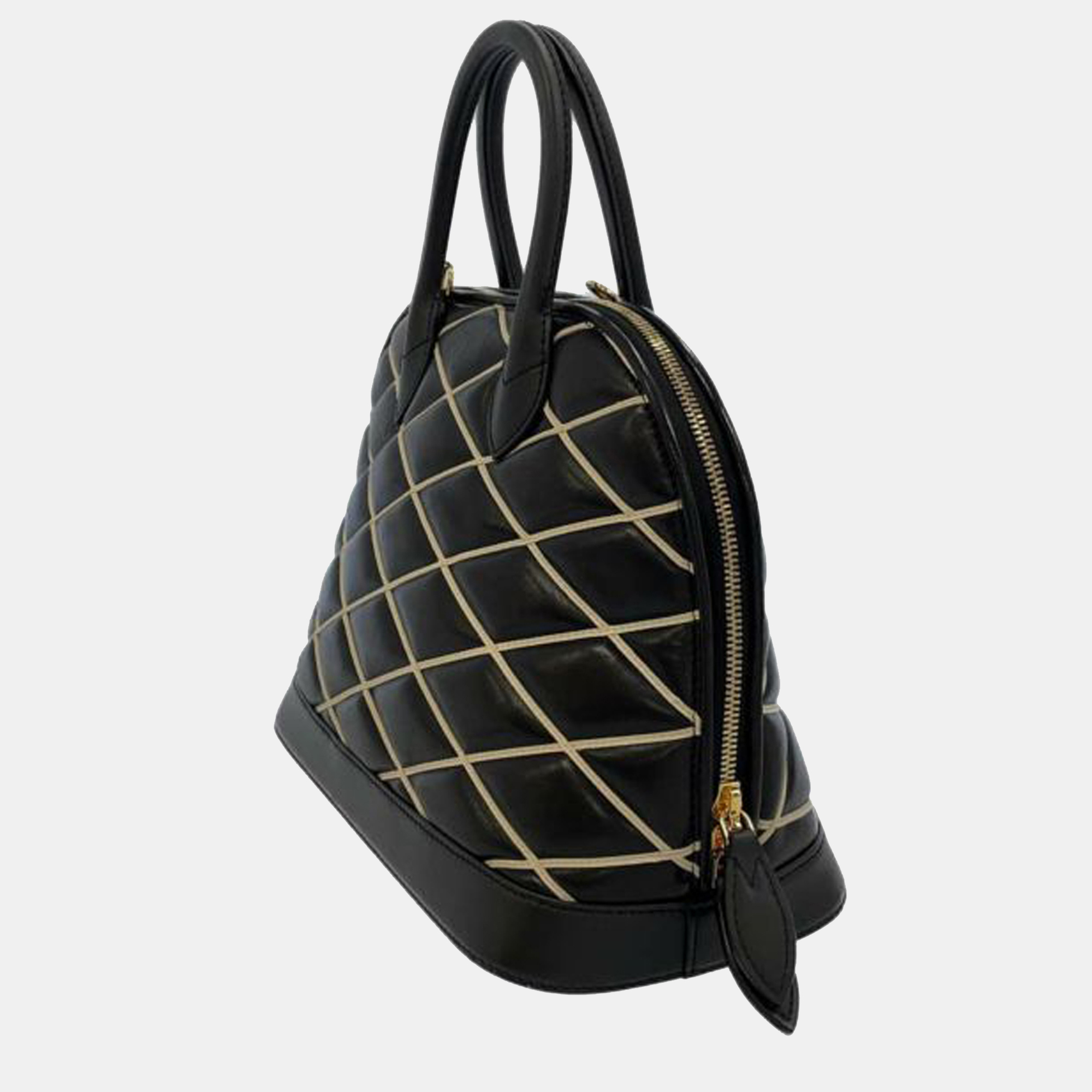 

Louis Vuitton Black Alma Malletage PM