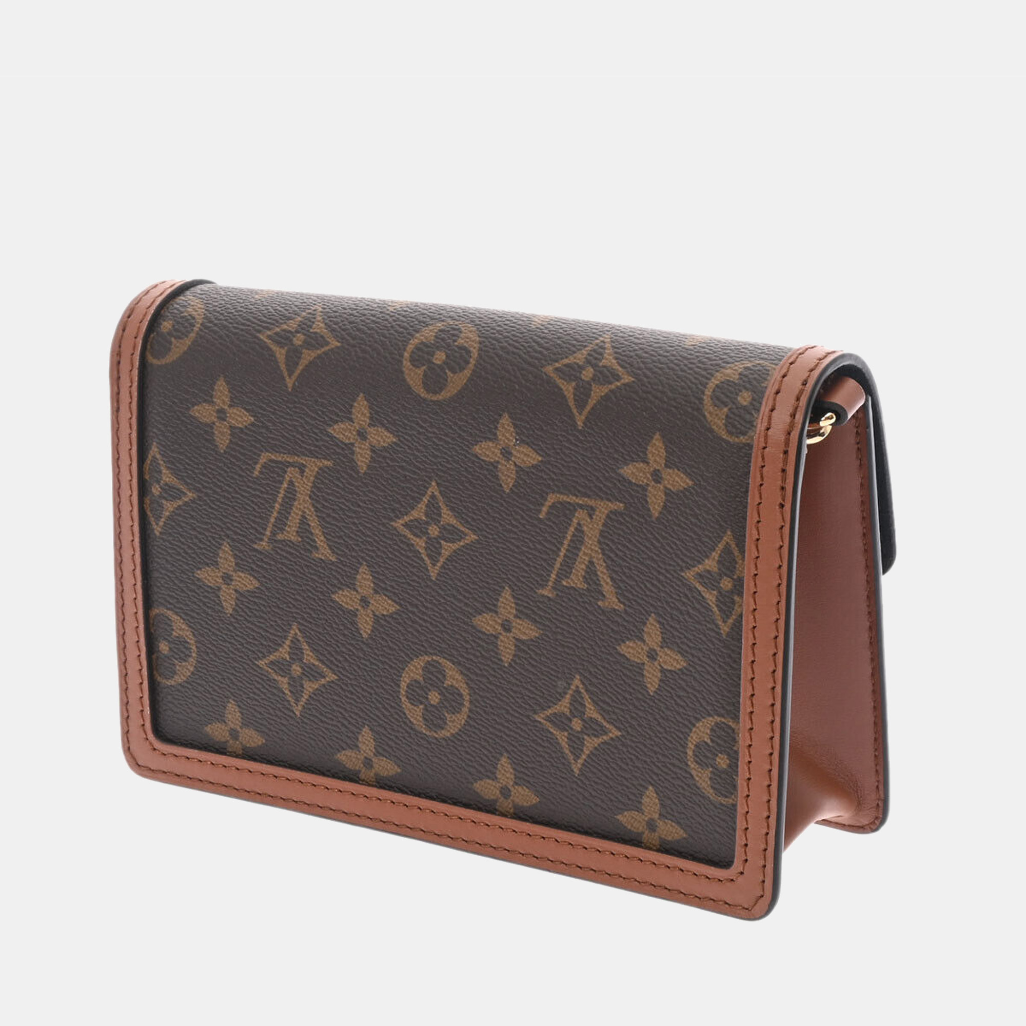 

Louis Vuitton Brown Monogram Canvas Reversie Dauphine Shoulder Bag