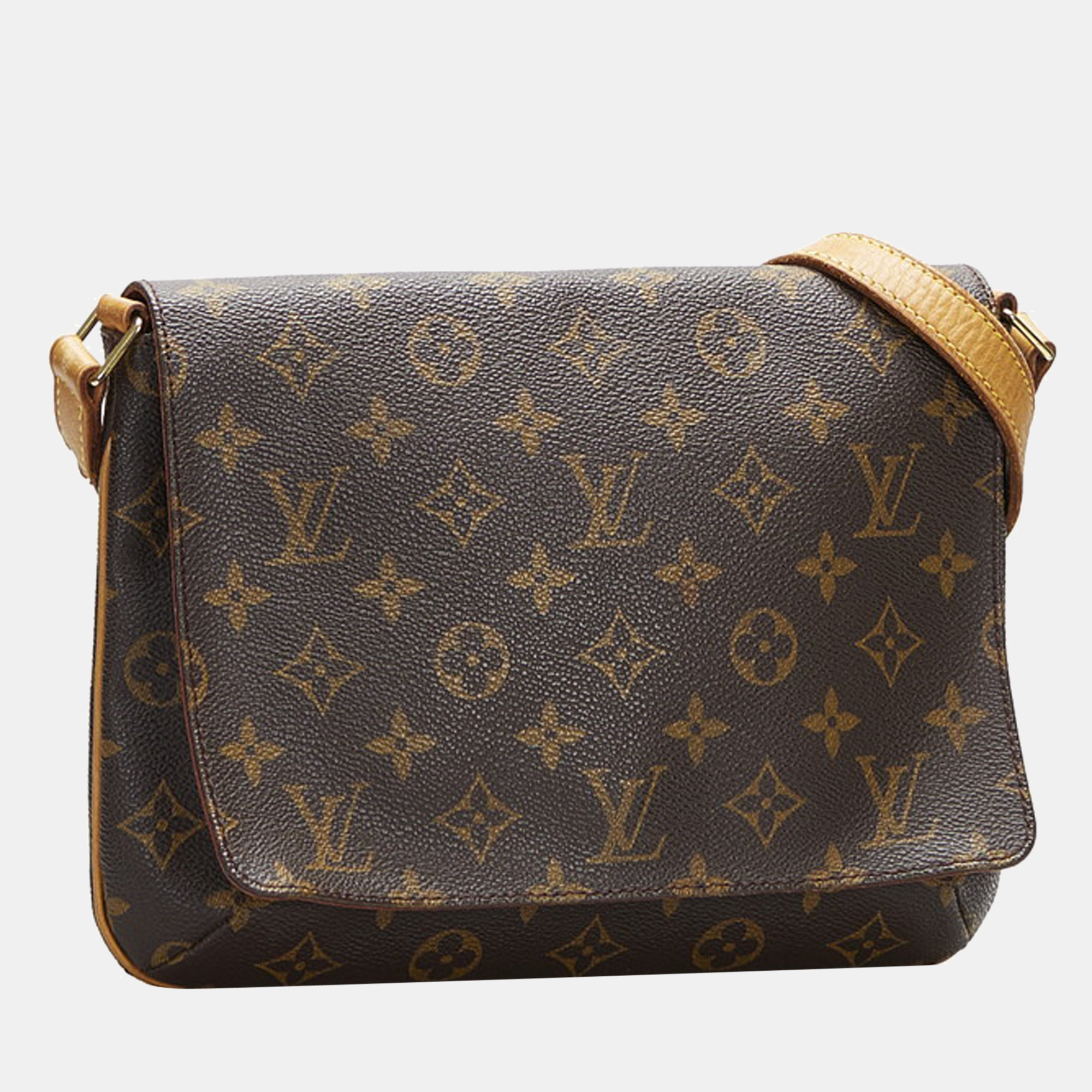 

Louis Vuitton Brown Monogram Canvas Musette Tango Shoulder Bag