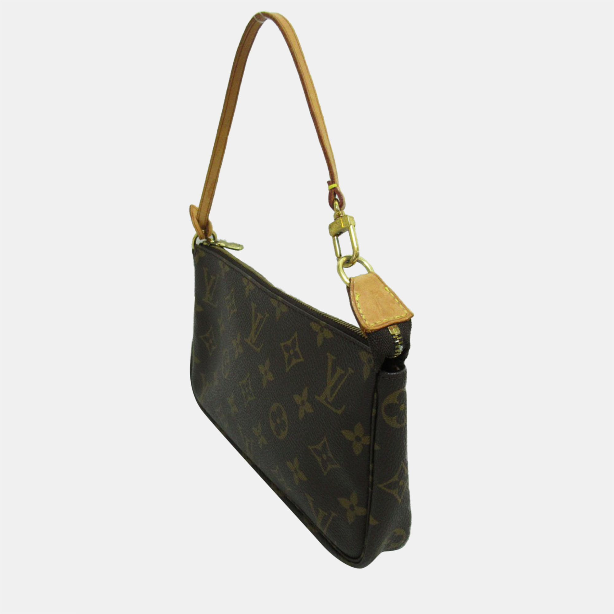 

Louis Vuitton Brown Canvas Monogram Pochette Accessoires Clutch Bag