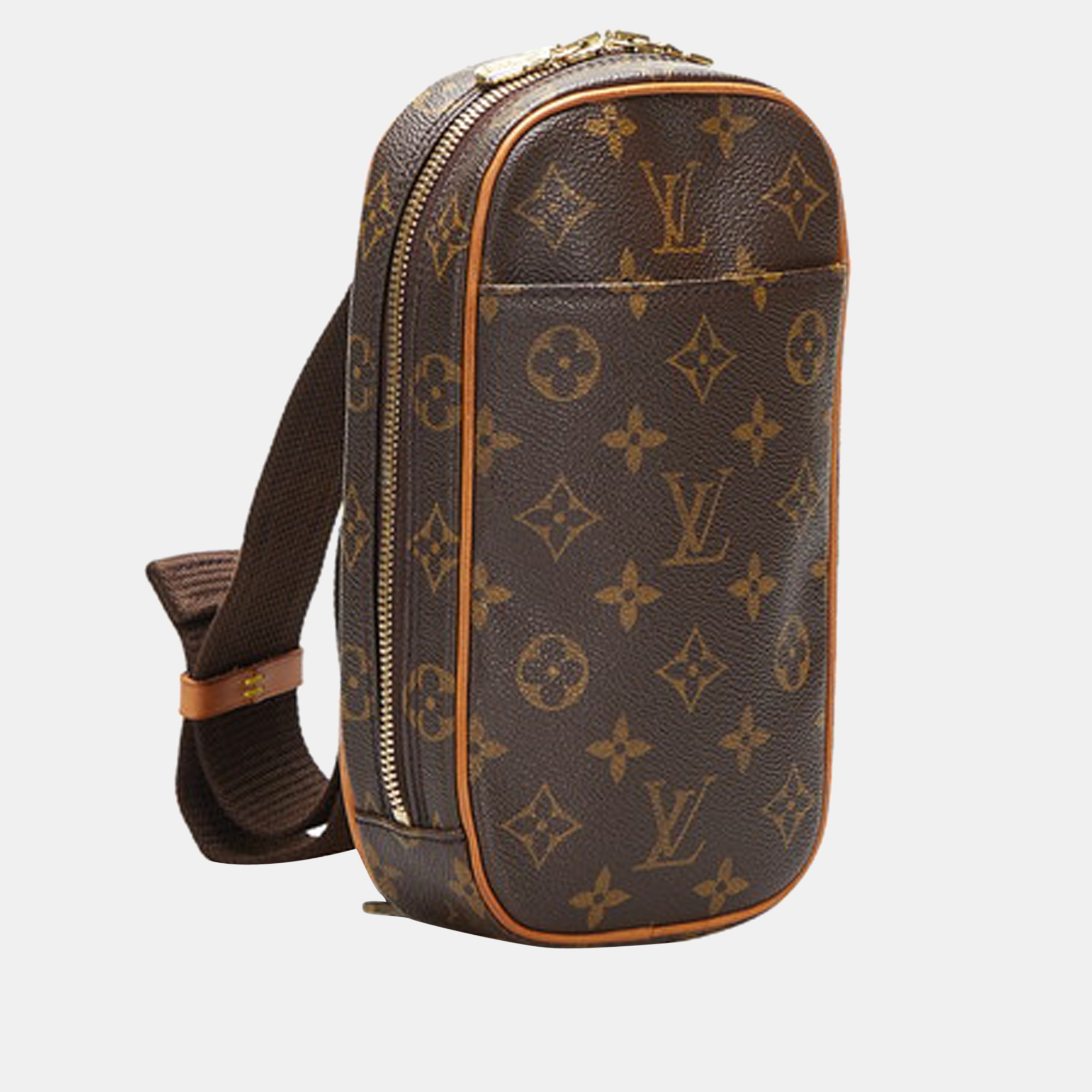 

Louis Vuitton Brown Monogram Pochette Gange Shoulder Bag