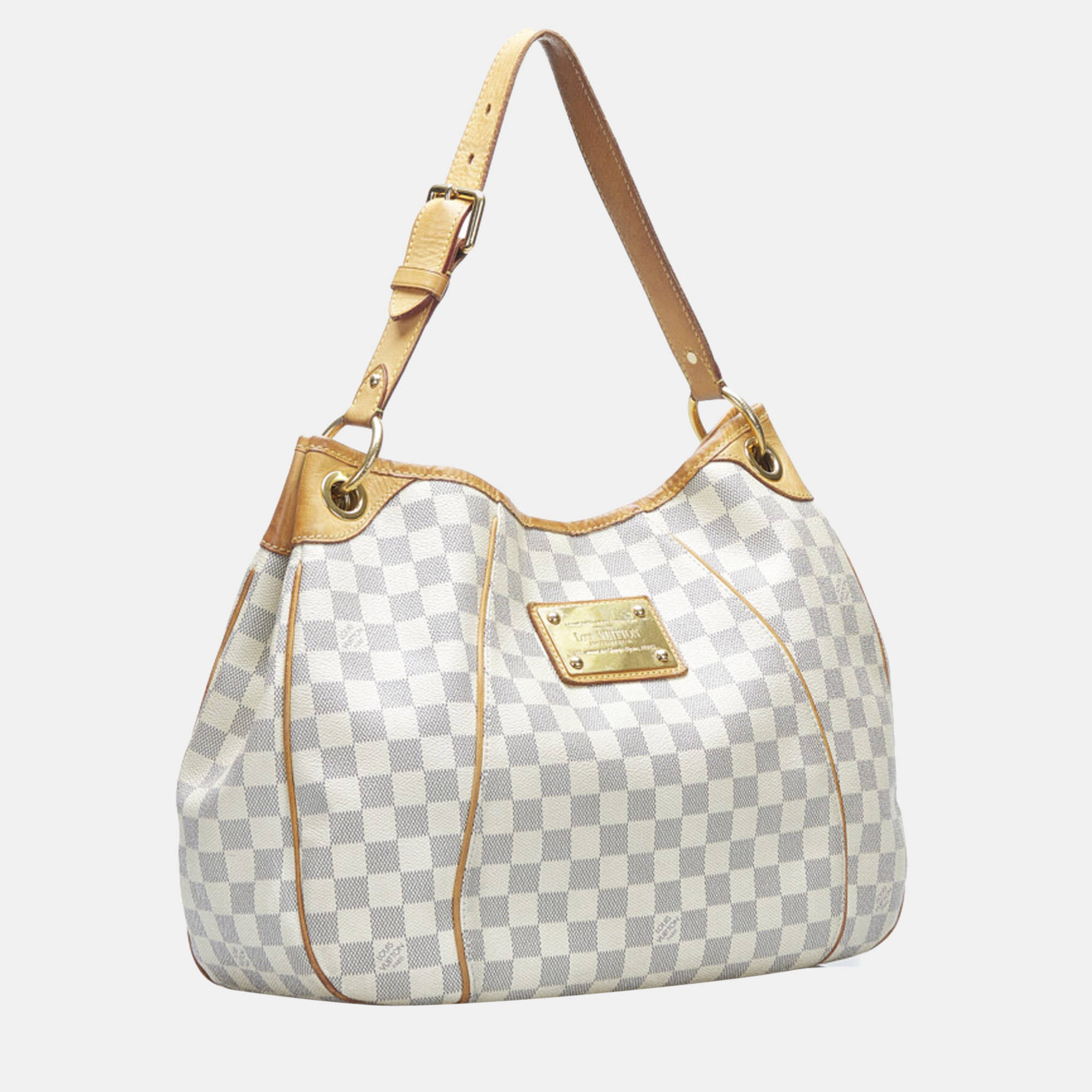 

Louis Vuitton White Damier Azur Canvas Galliera PM Shoulder Bag