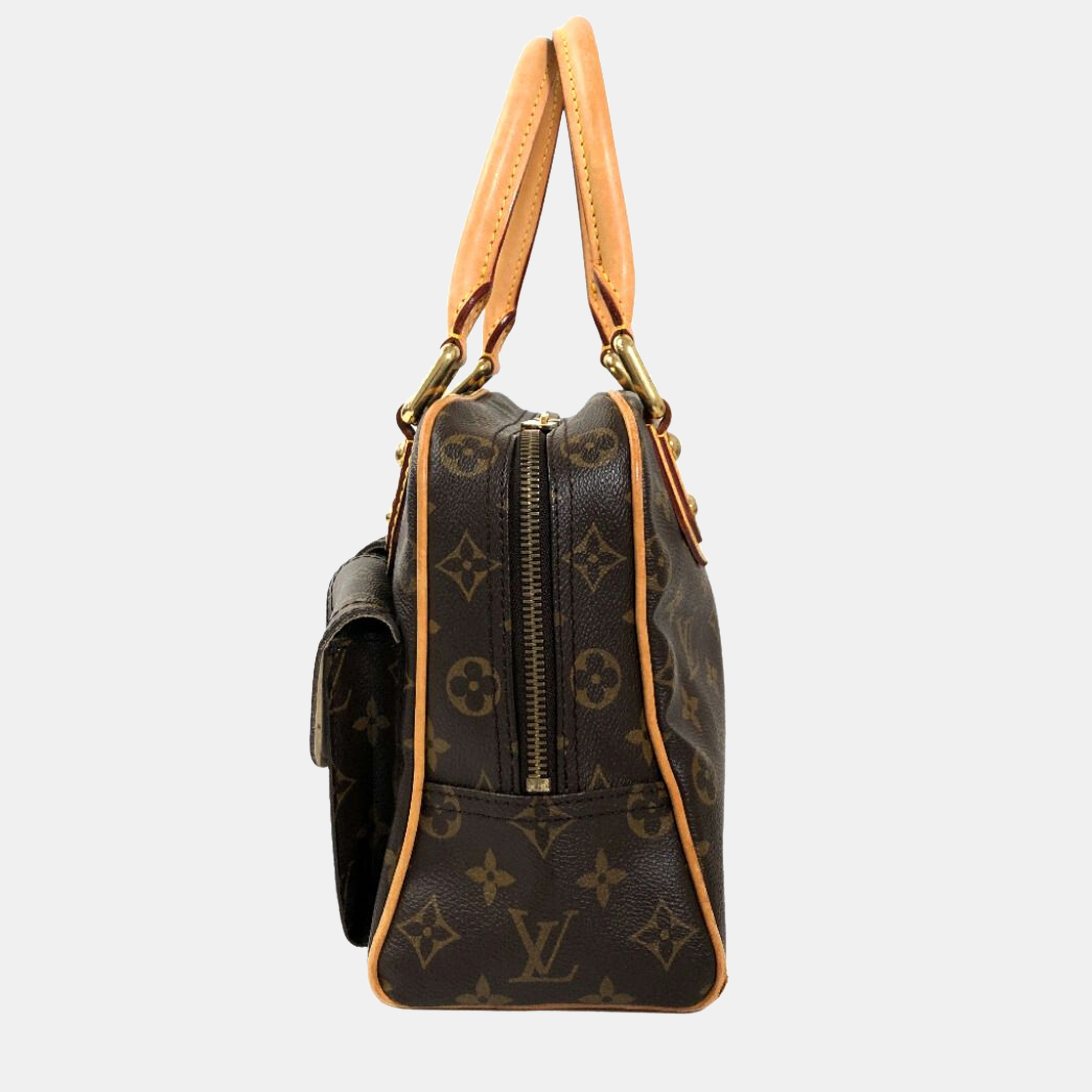 

Louis Vuitton Brown Monogram Canvas Manhattan PM Satchel