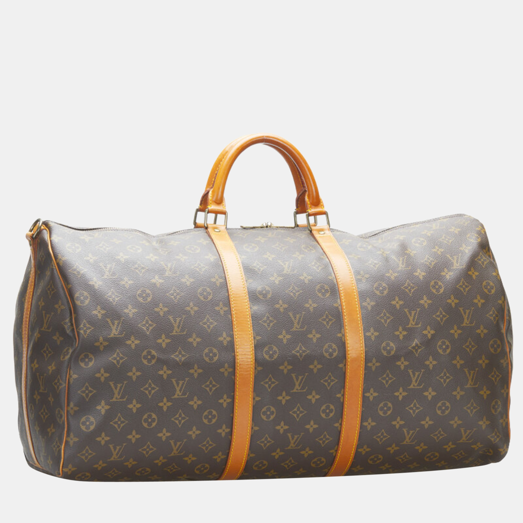 

Louis Vuitton Brown Monogram Canvas Keepall Bandouliere 60 Duffel Bag