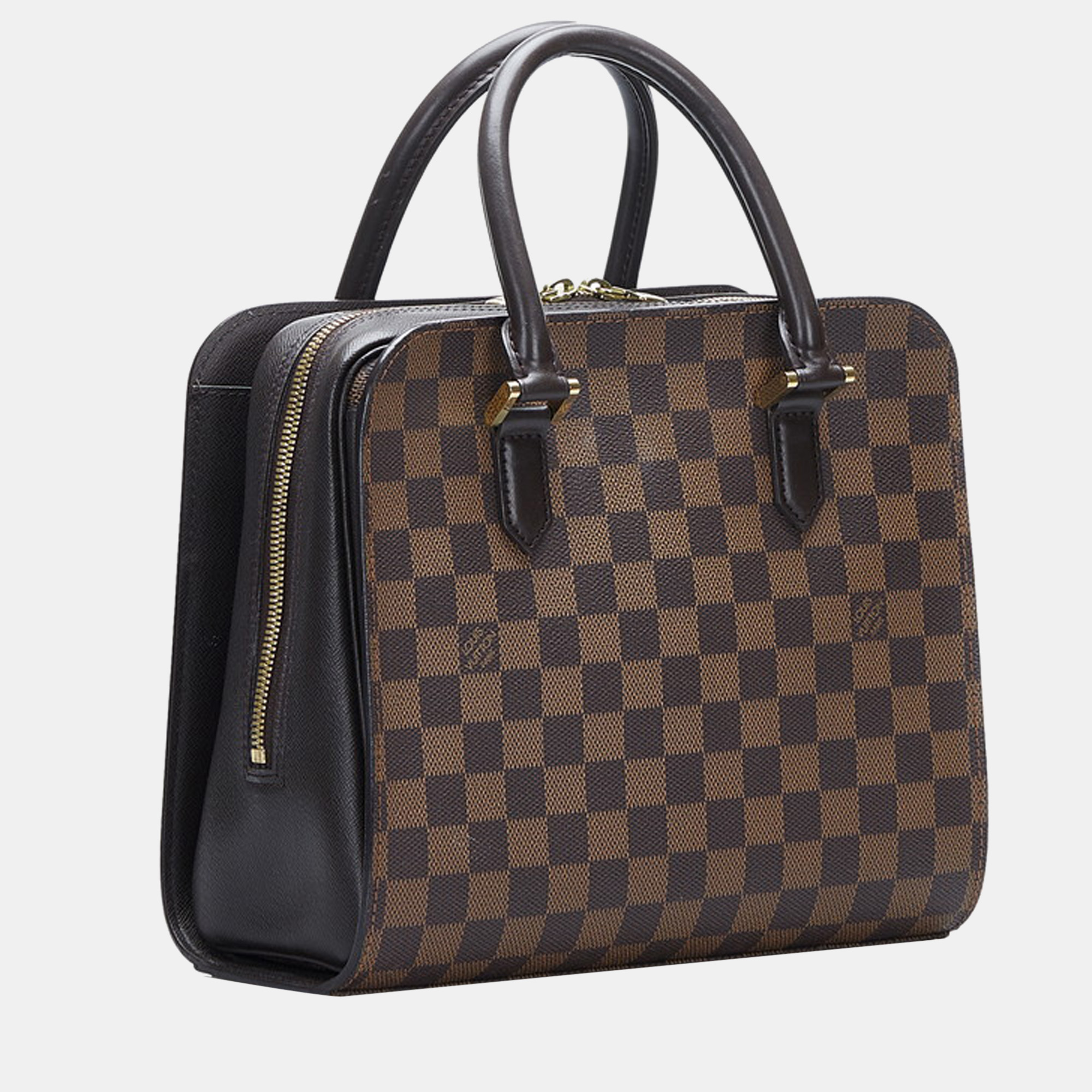 

Louis Vuitton Brown Damier Ebene Canvas Triana Satchel