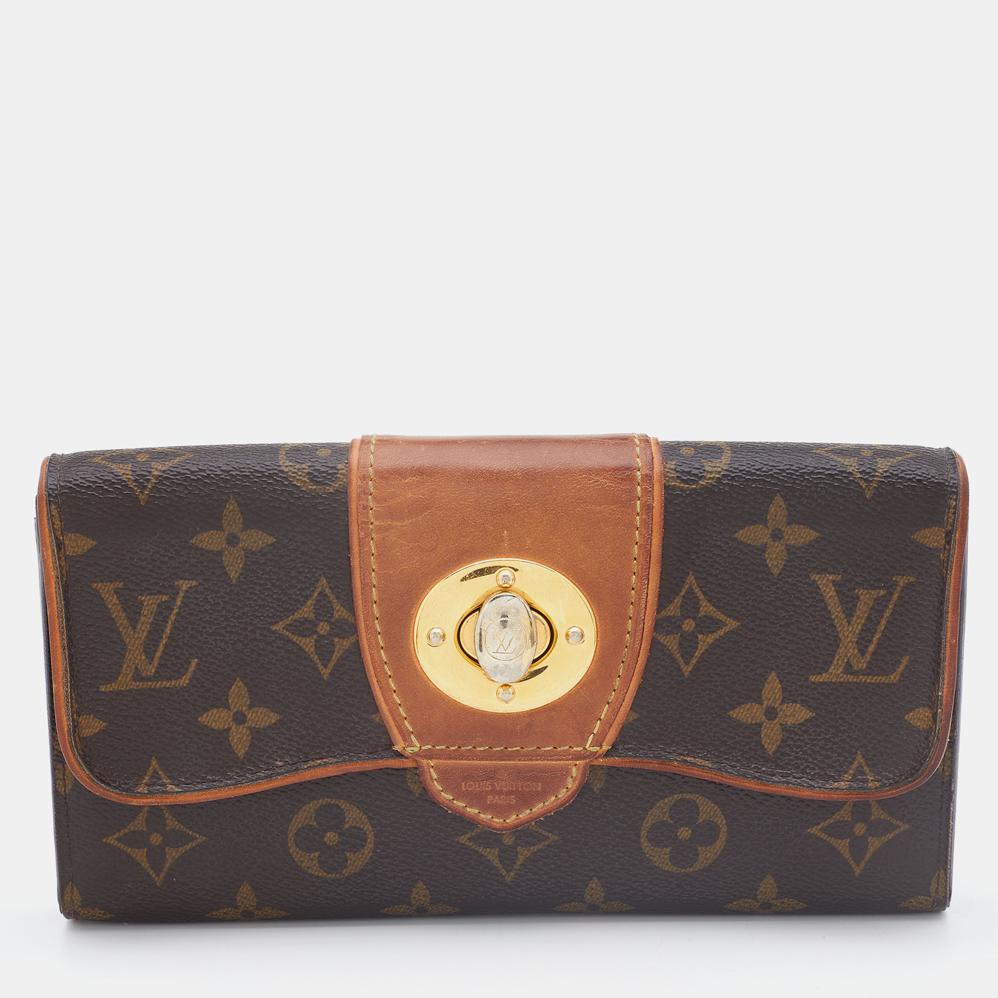 Pre-owned Louis Vuitton Boetie Brown Cloth Handbag, ModeSens