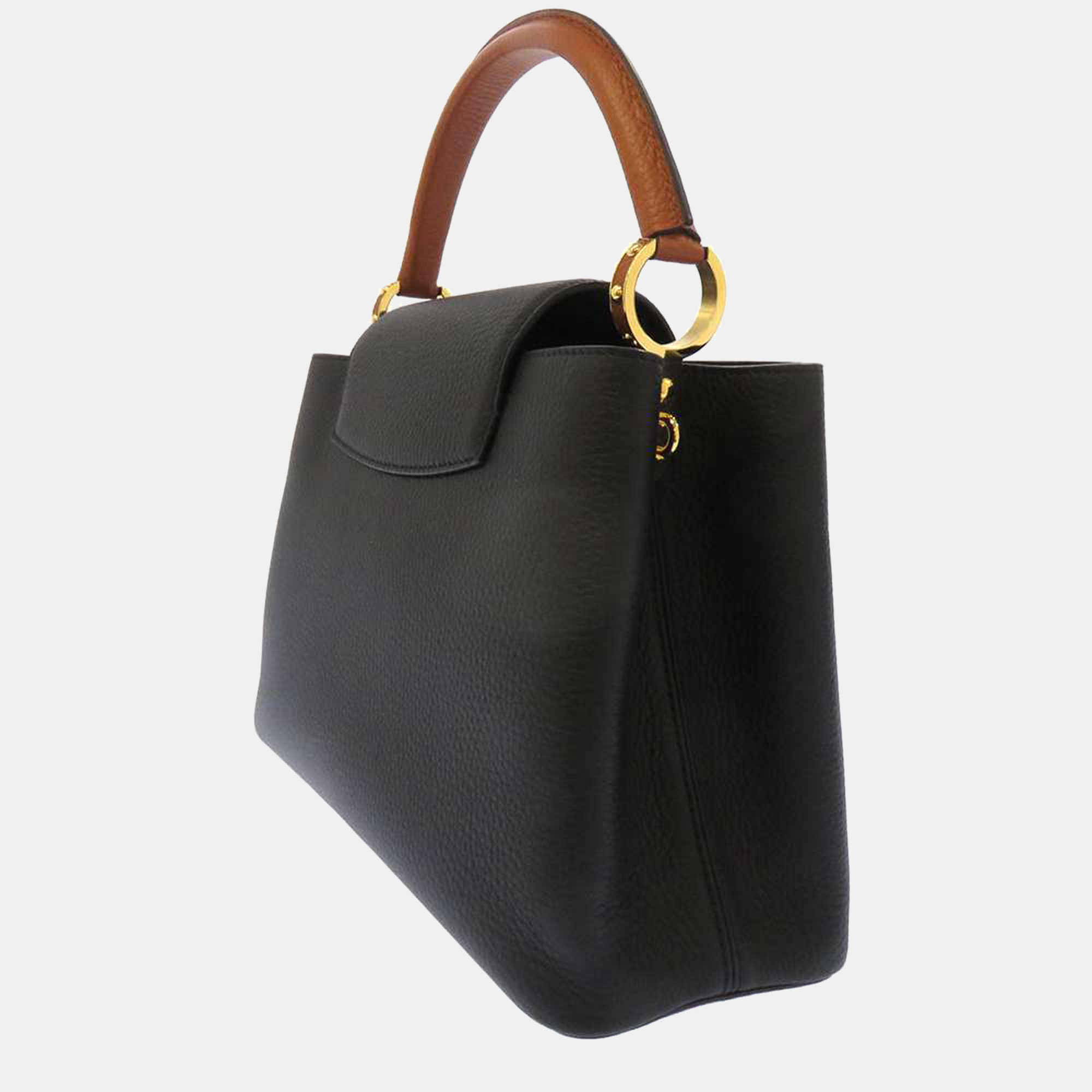 

Louis Vuitton Black Taurillon Capucines MM Top Handle Bags
