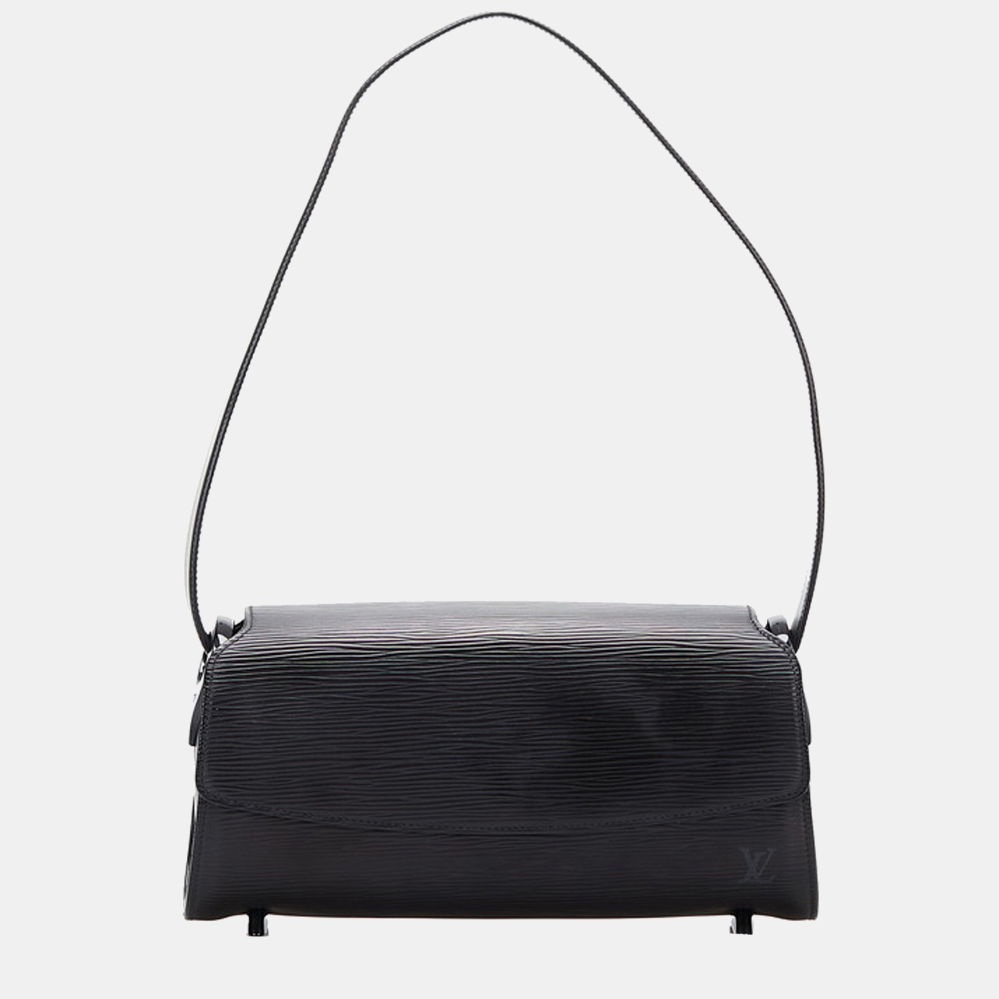 LOUIS VUITTON Nocturne PM Black Epi Leather Shoulder Bag E5053 