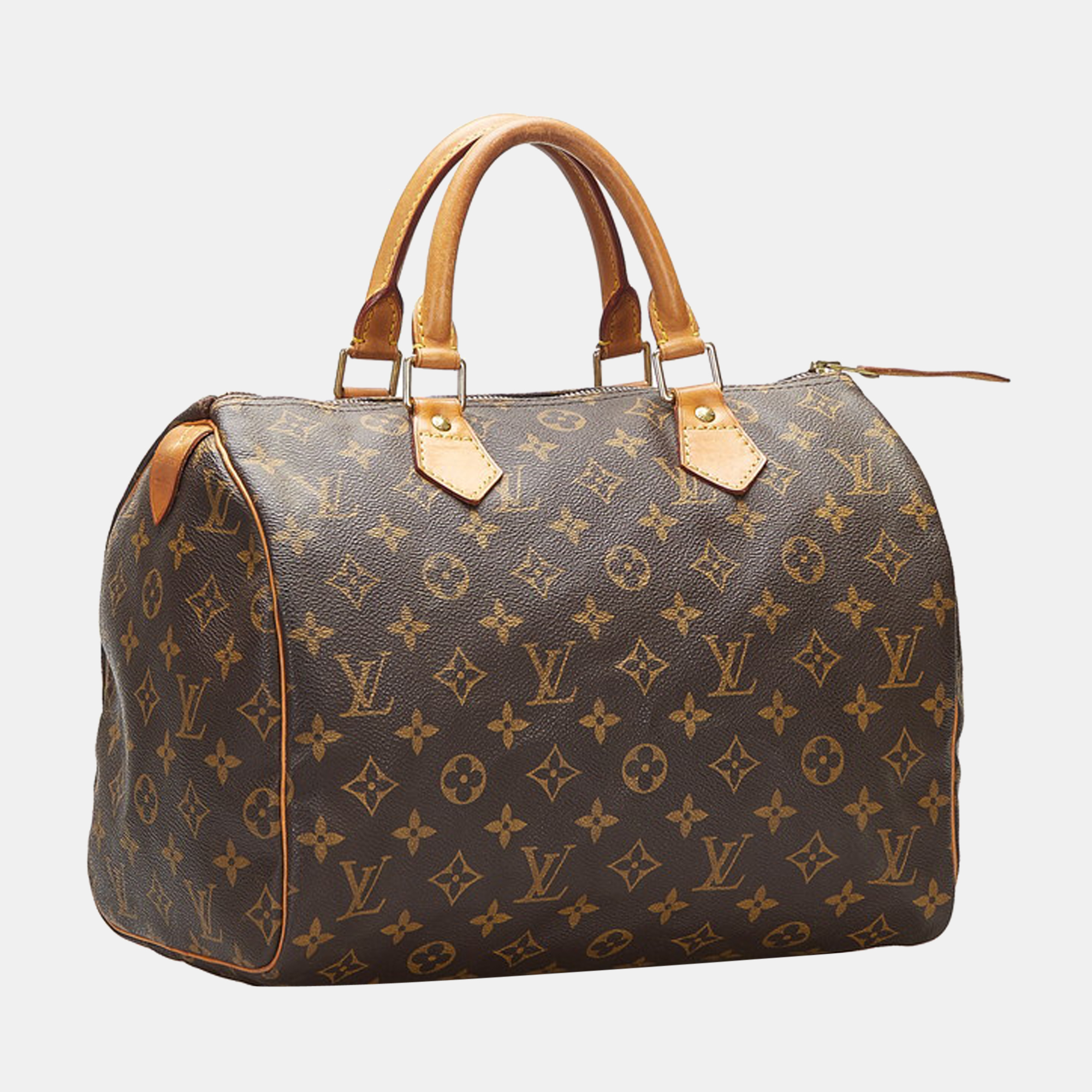 

Louis Vuitton Brown Monogram Canvas Speedy 30 Top Handle Bag