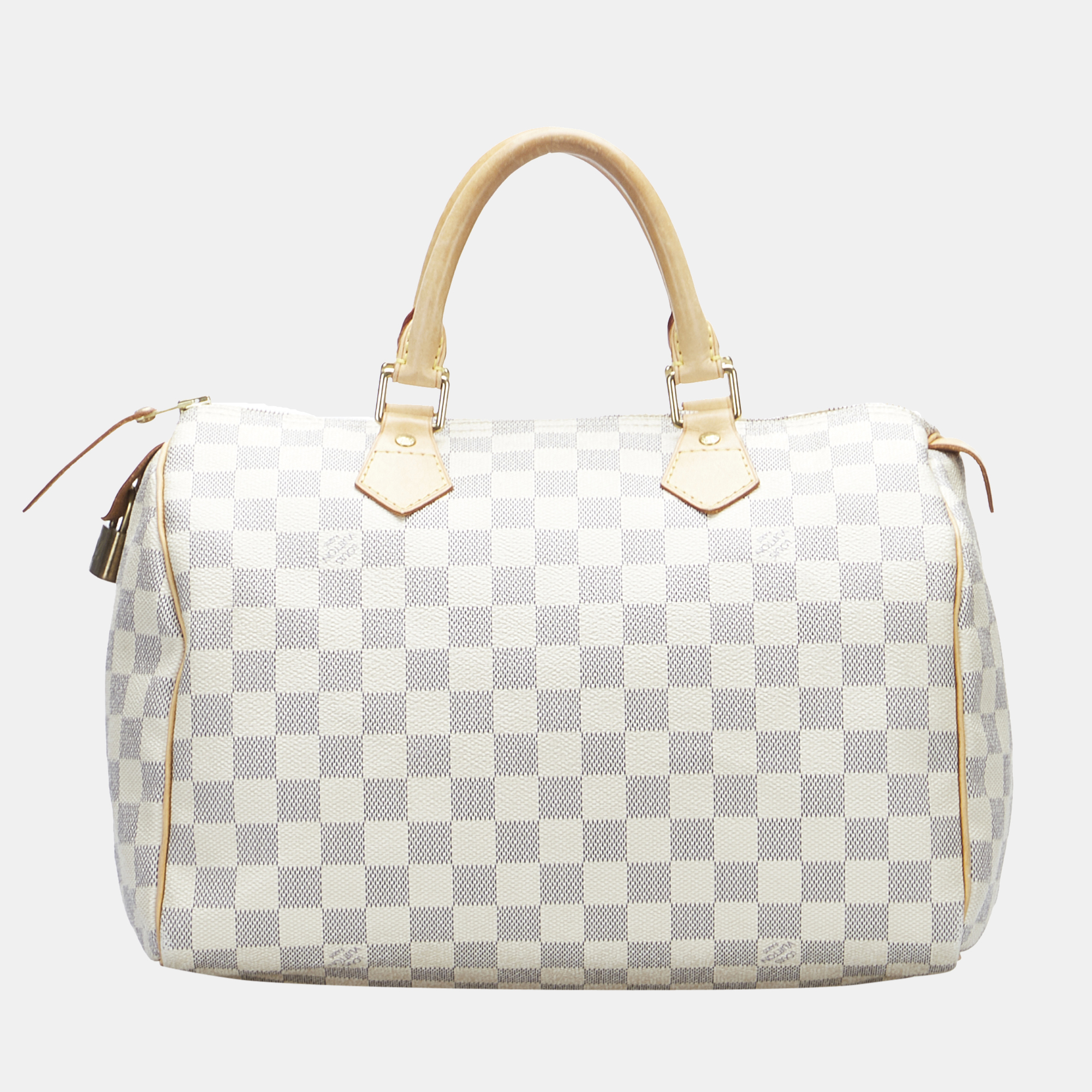 

Louis Vuitton Blue and White Damier Azur Speedy 30