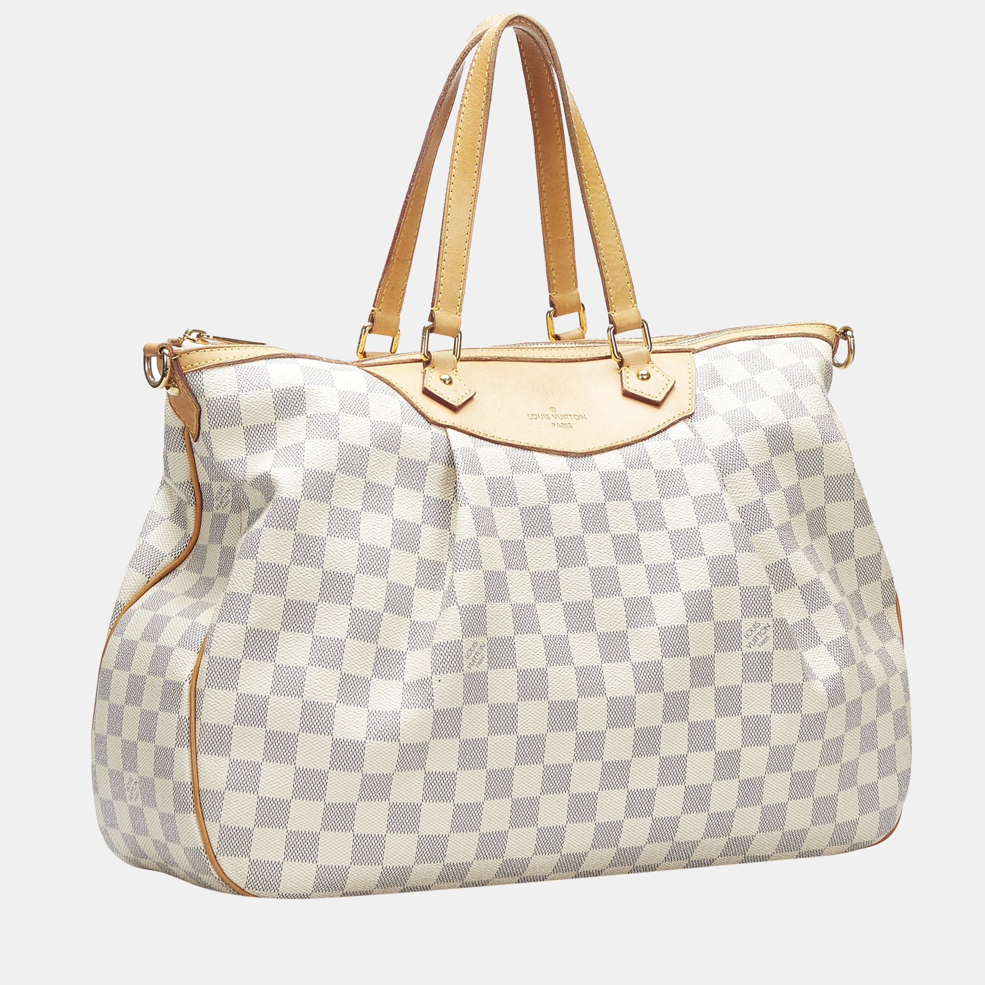 

Louis Vuitton Blue/White Damier Azur Siracusa GM