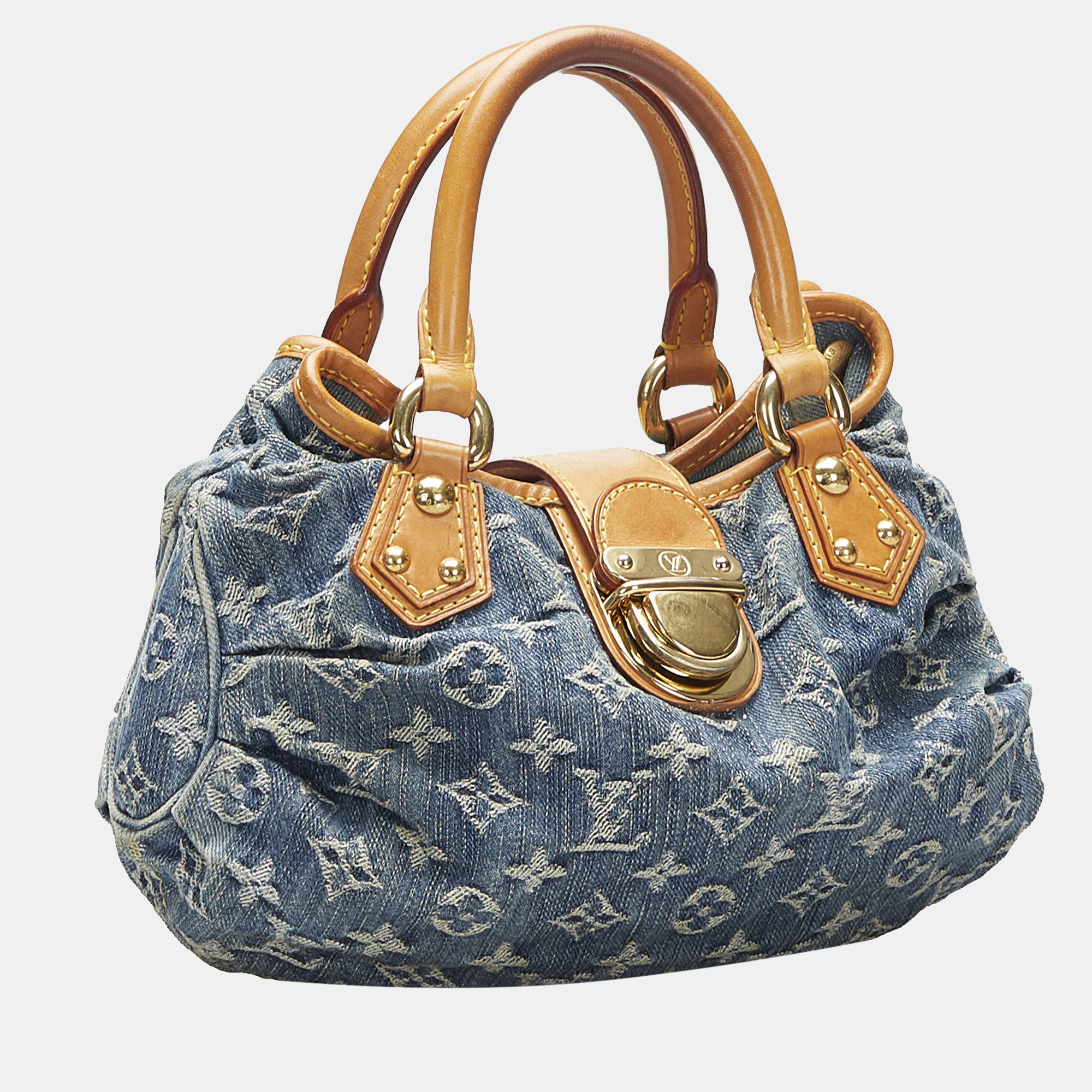 

Louis Vuitton Blue Monogram Denim Pleaty