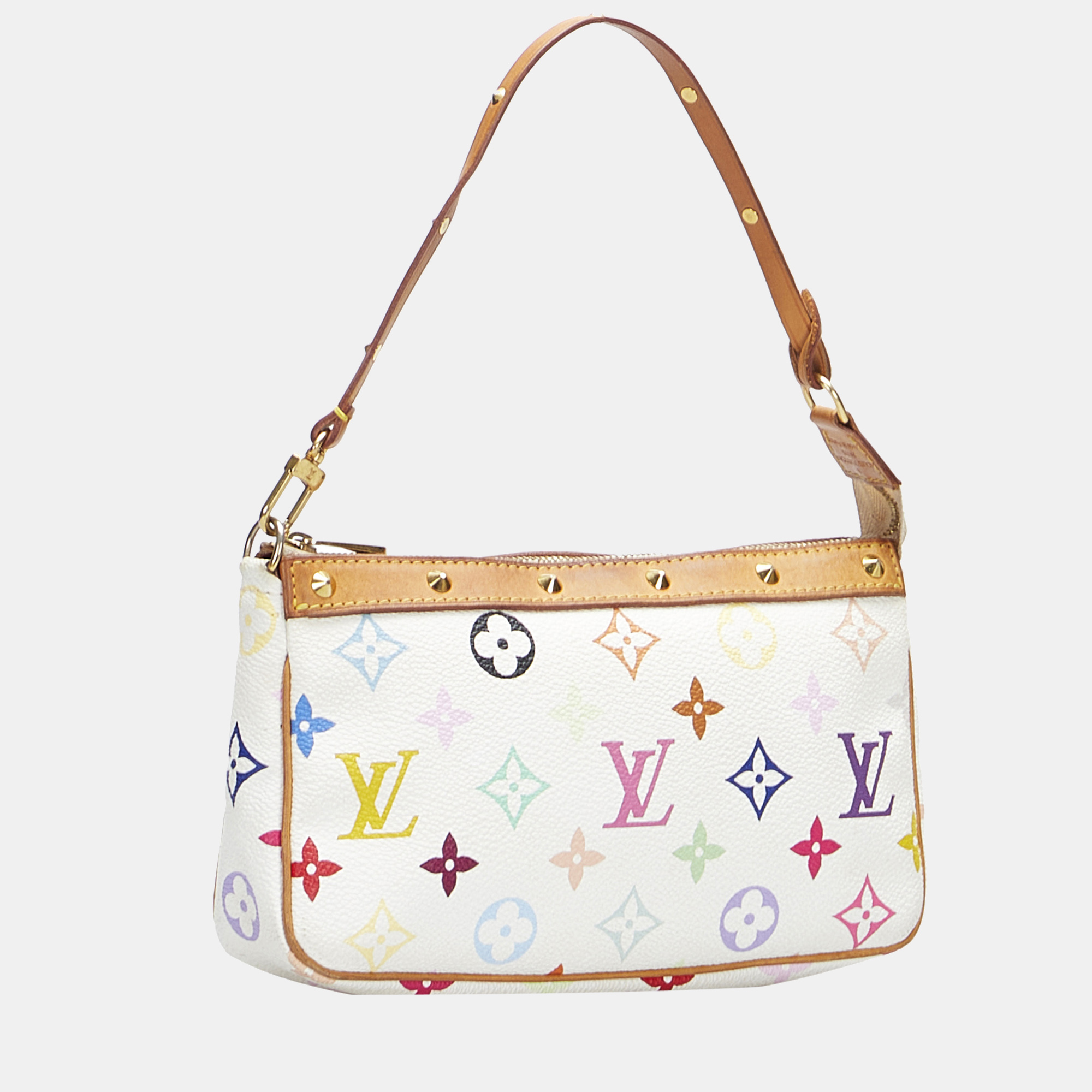 

Louis Vuitton Monogram Multicolore Pochette Accessoires, White