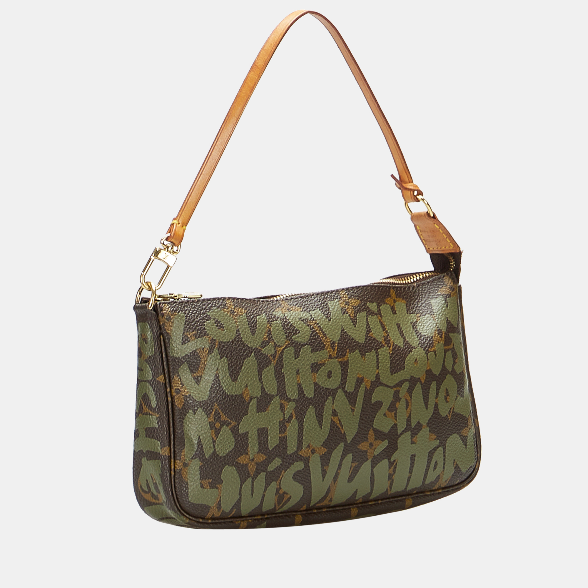 

Louis Vuitton Stephen Sprouse Monogram Graffiti Pochette Accessoires, Brown