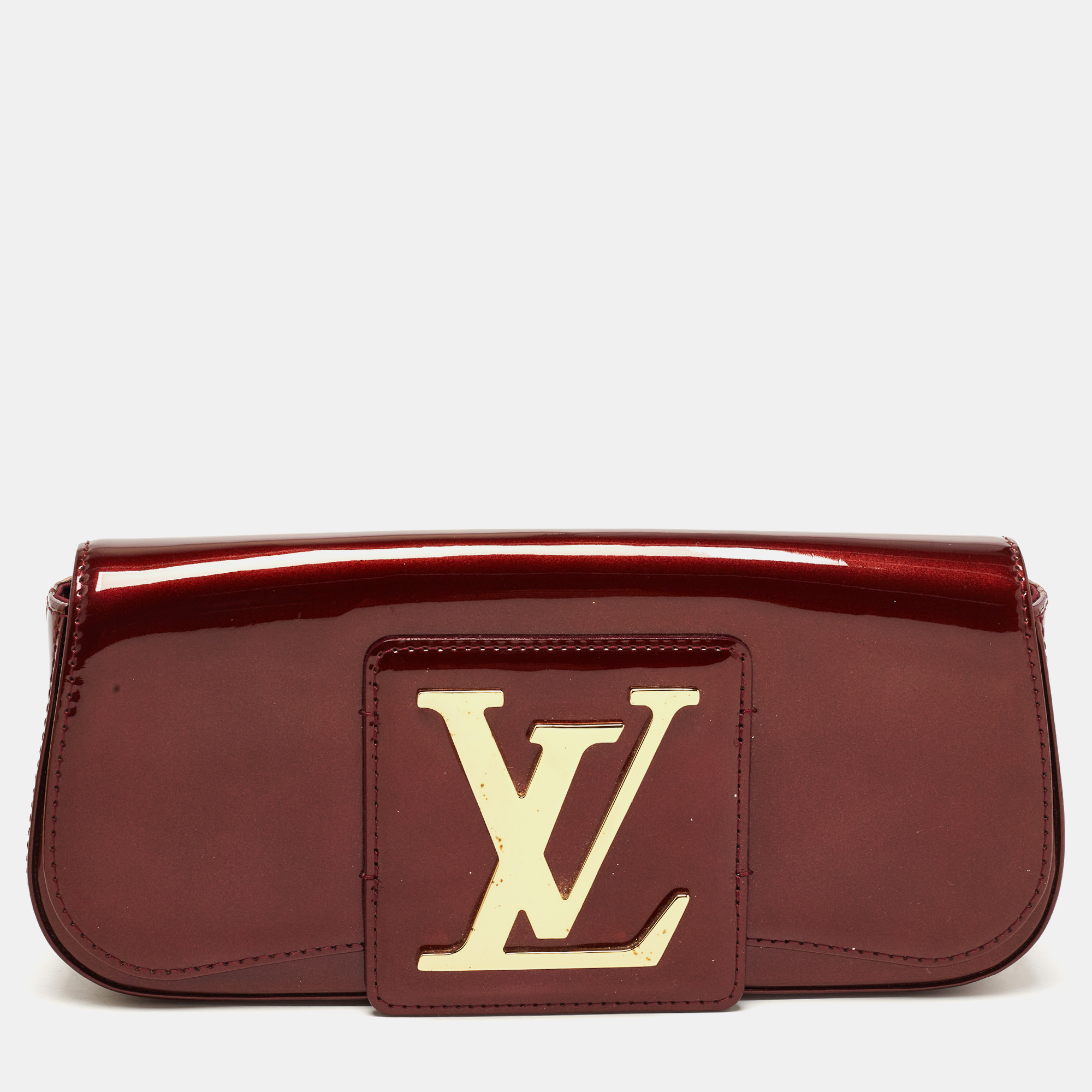 Louis Vuitton Vernis Sobe Clutch - Burgundy Clutches, Handbags - LOU813415