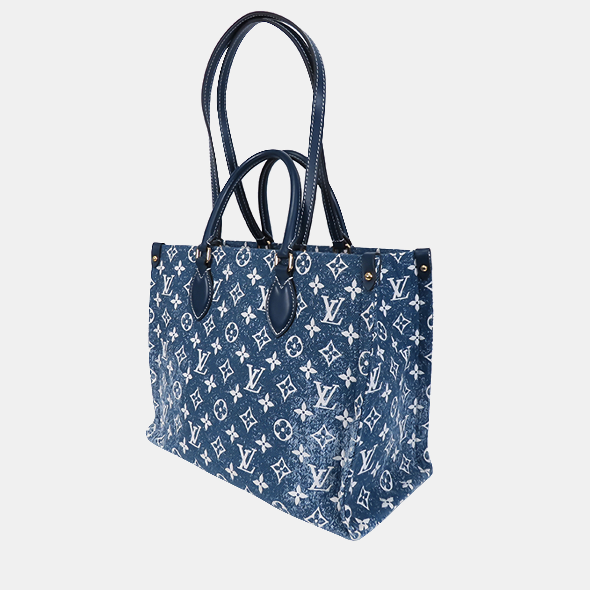 

Louis Vuitton Blue Monogram Denim Onthego MM