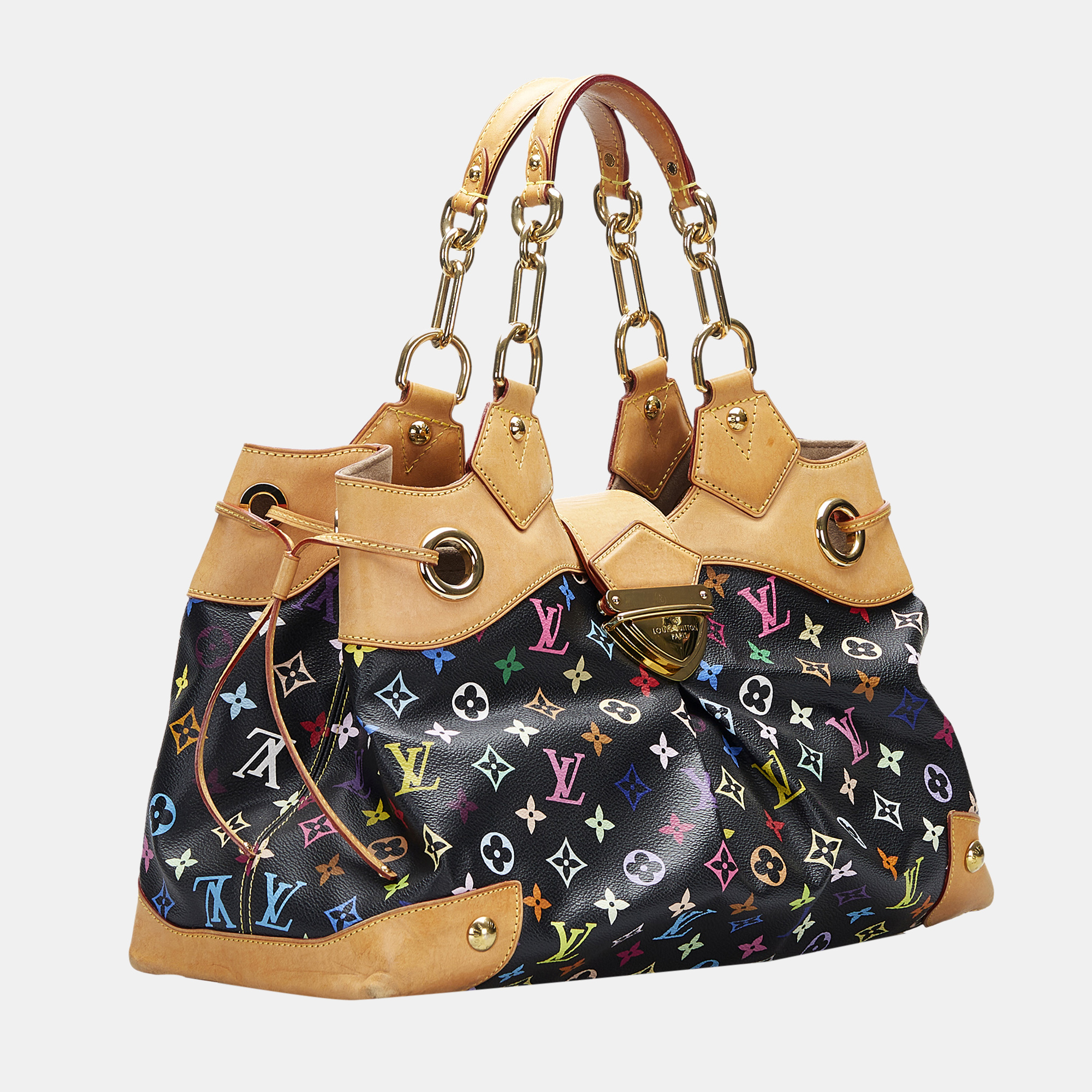 

Louis Vuitton Black Monogram Multicolore Ursula