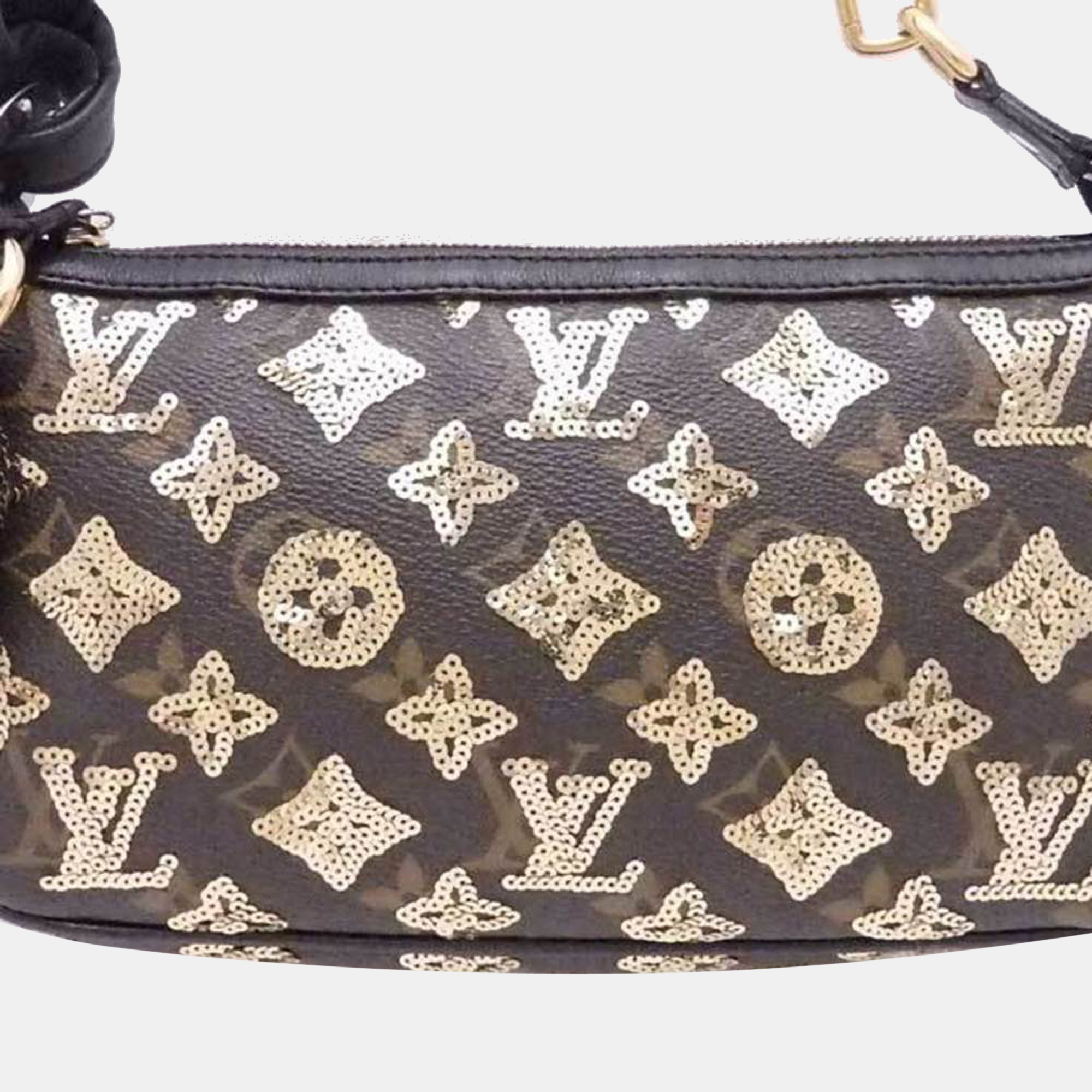 

Louis Vuitton Brown Monogram Canvas Eclipse Pochette Accessoires Shoulder Bag