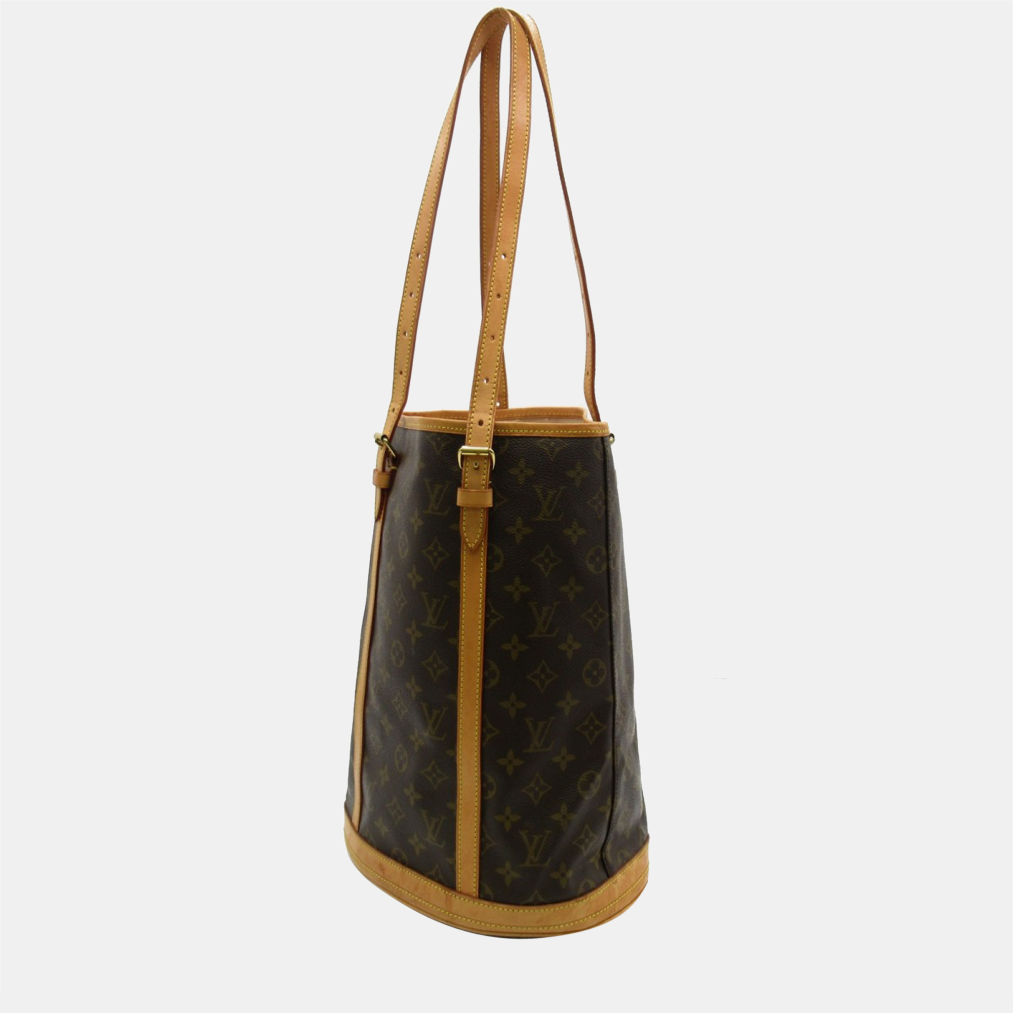 

Louis Vuitton Brown Monogram Canvas Bucket GM Tote Bag