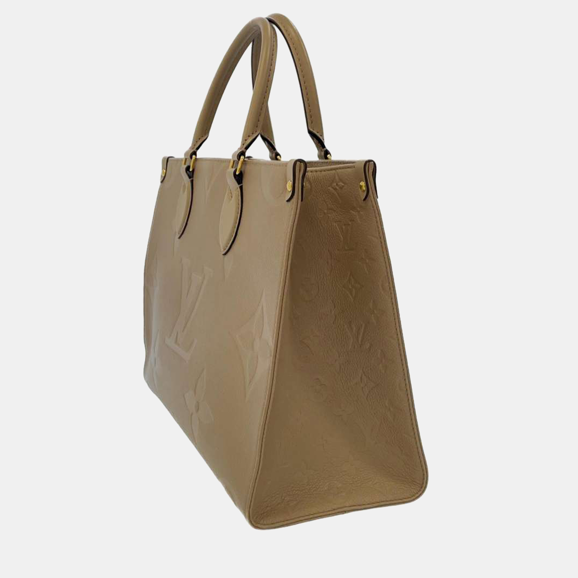 

Louis Vuitton Brown Monogram Empreinte Leather Onthego MM Bag