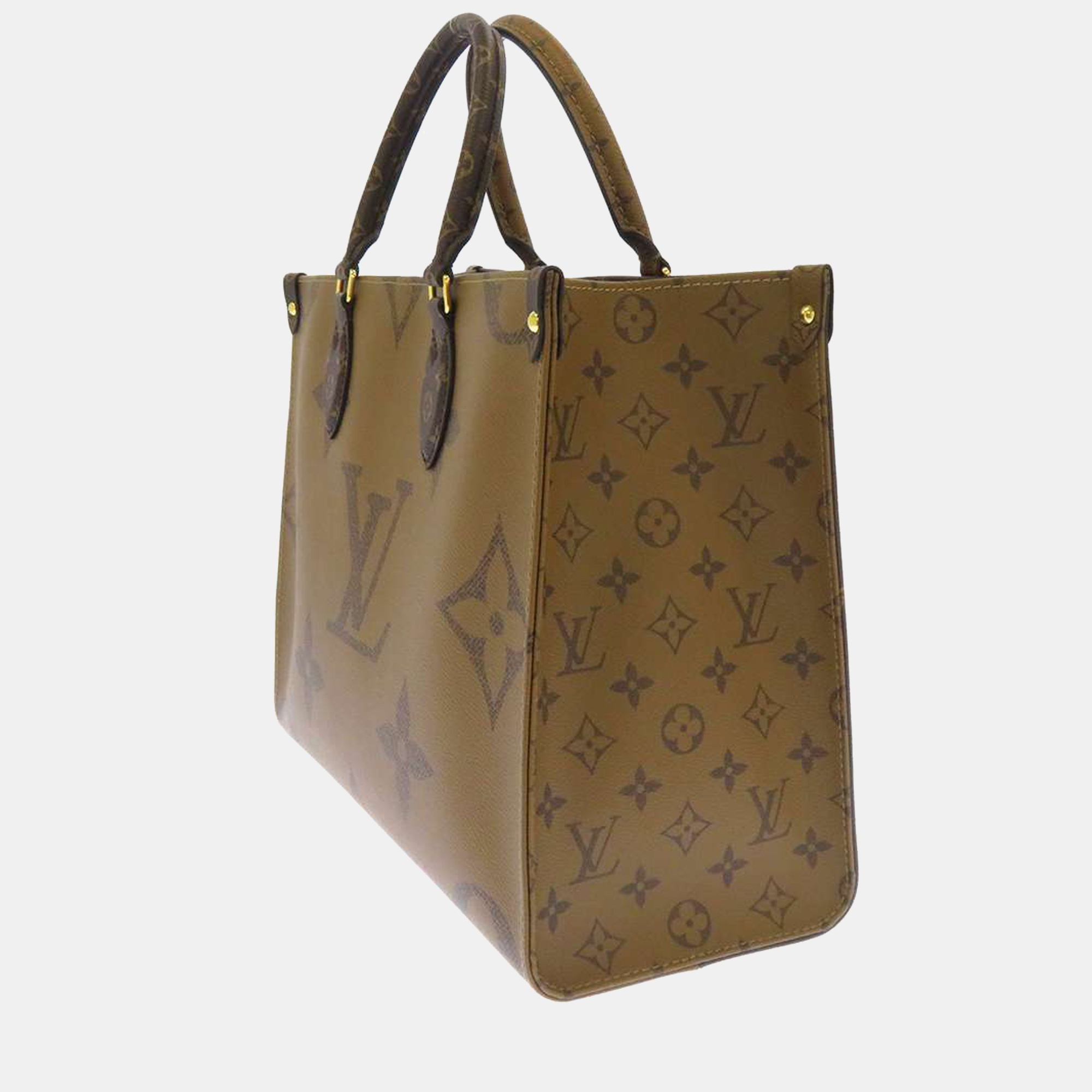 

Louis Vuitton Monogram Reverse Canvas Onthego Size MM bag, Brown