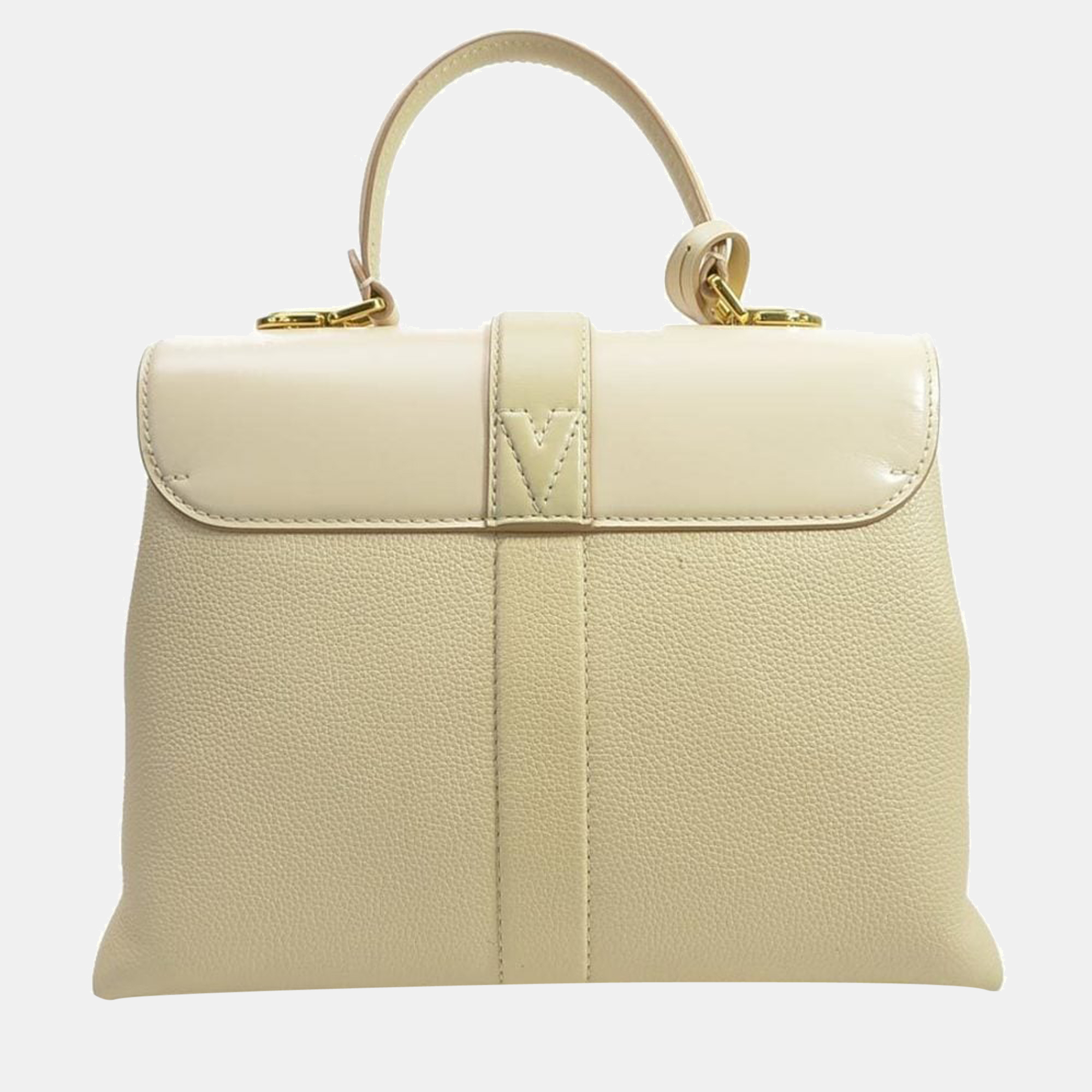 

Louis Vuitton Beige Leather Rose De Vents PM Top Handle Bag