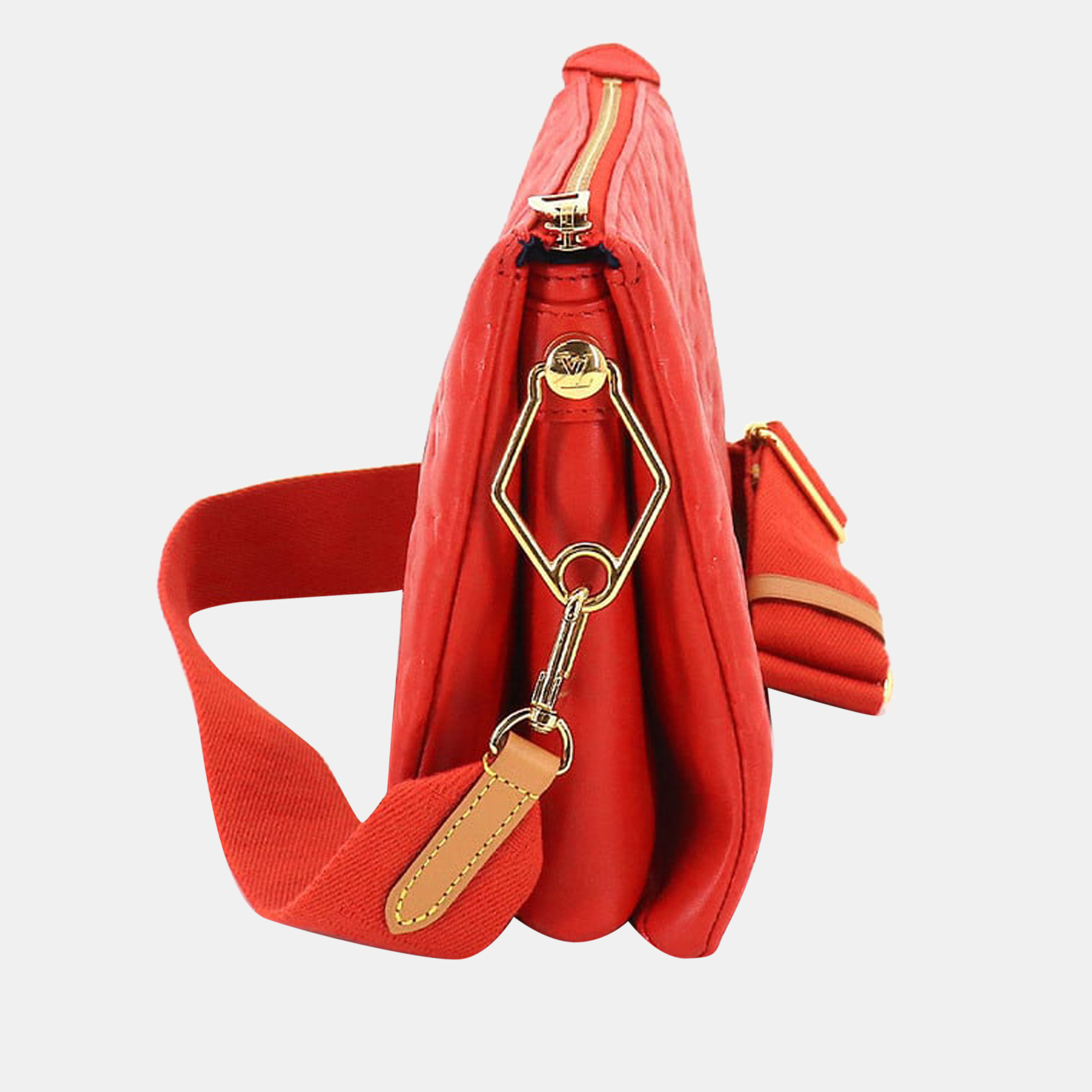 

Louis Vuitton Red Monogram Leather Coussin PM Shoulder Bag