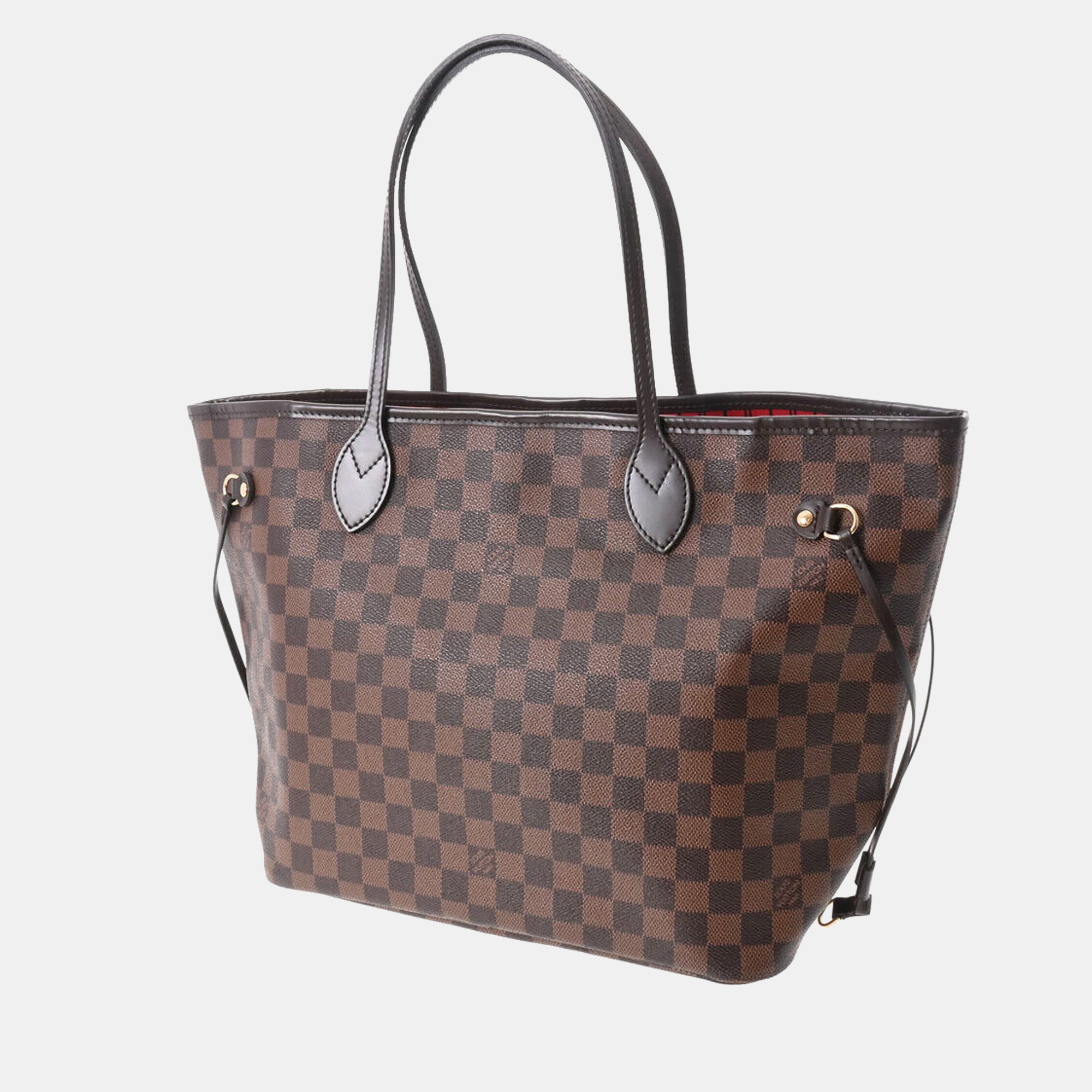 

Louis Vuitton Brown Damier Ebene canvas Neverfull MM Tote Bag