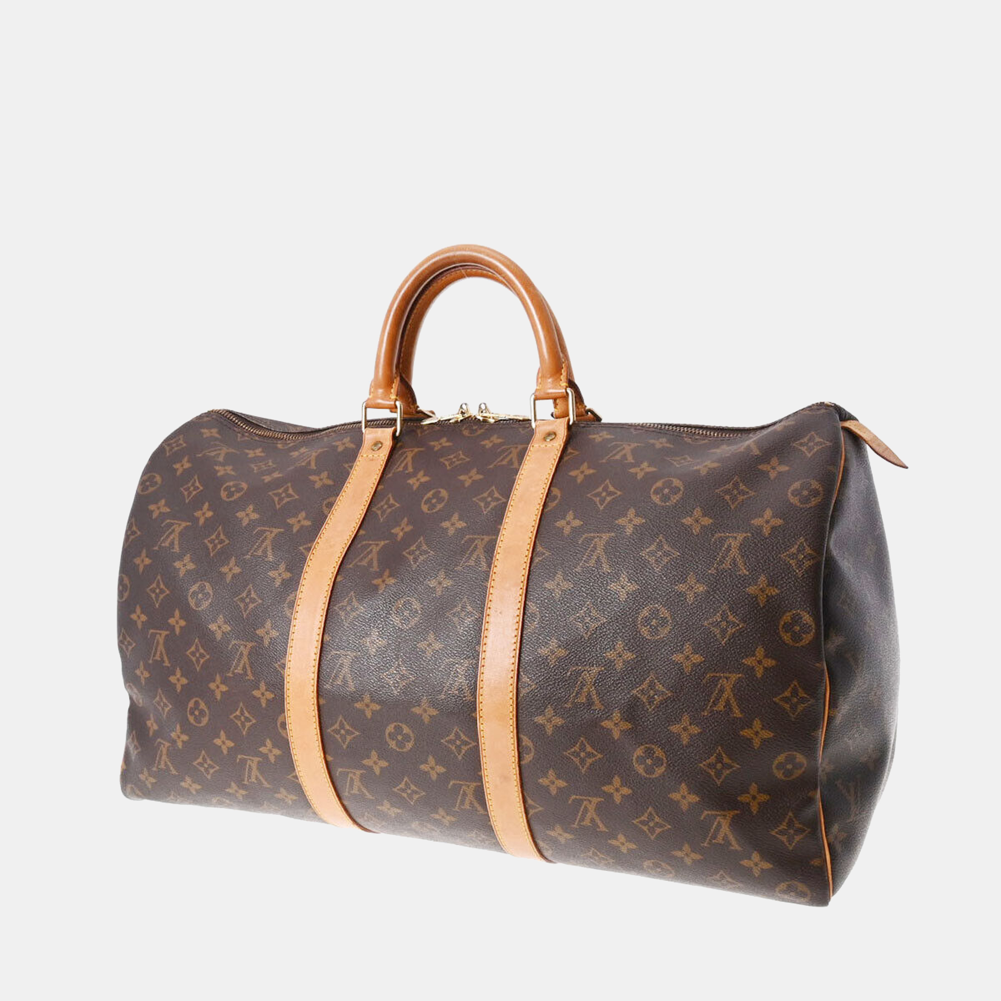 

Louis Vuitton Brown Monogram Canvas Keepall 50 Boston bag