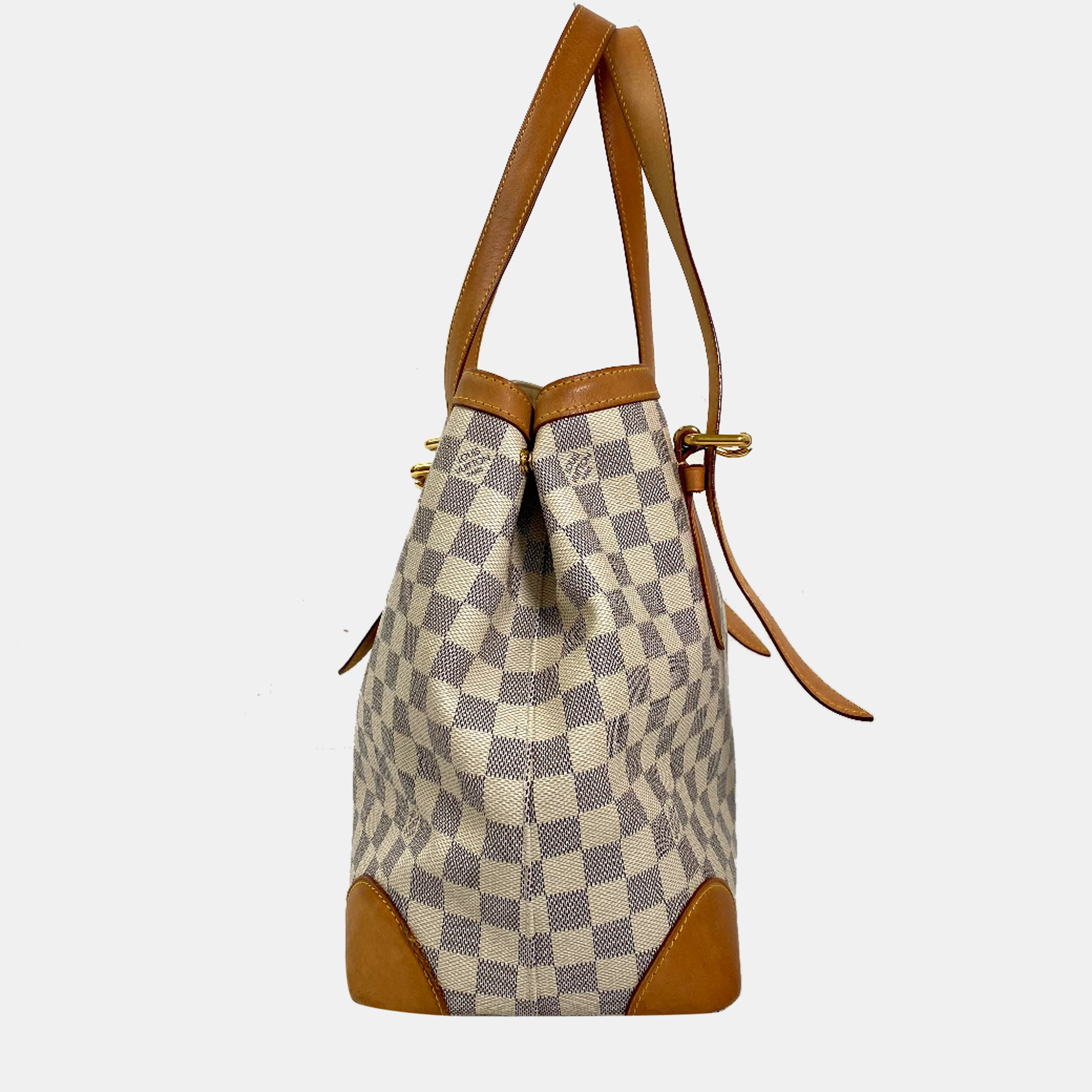 

Louis Vuitton White Damier Azur Canvas Hampstead MM Tote Bag