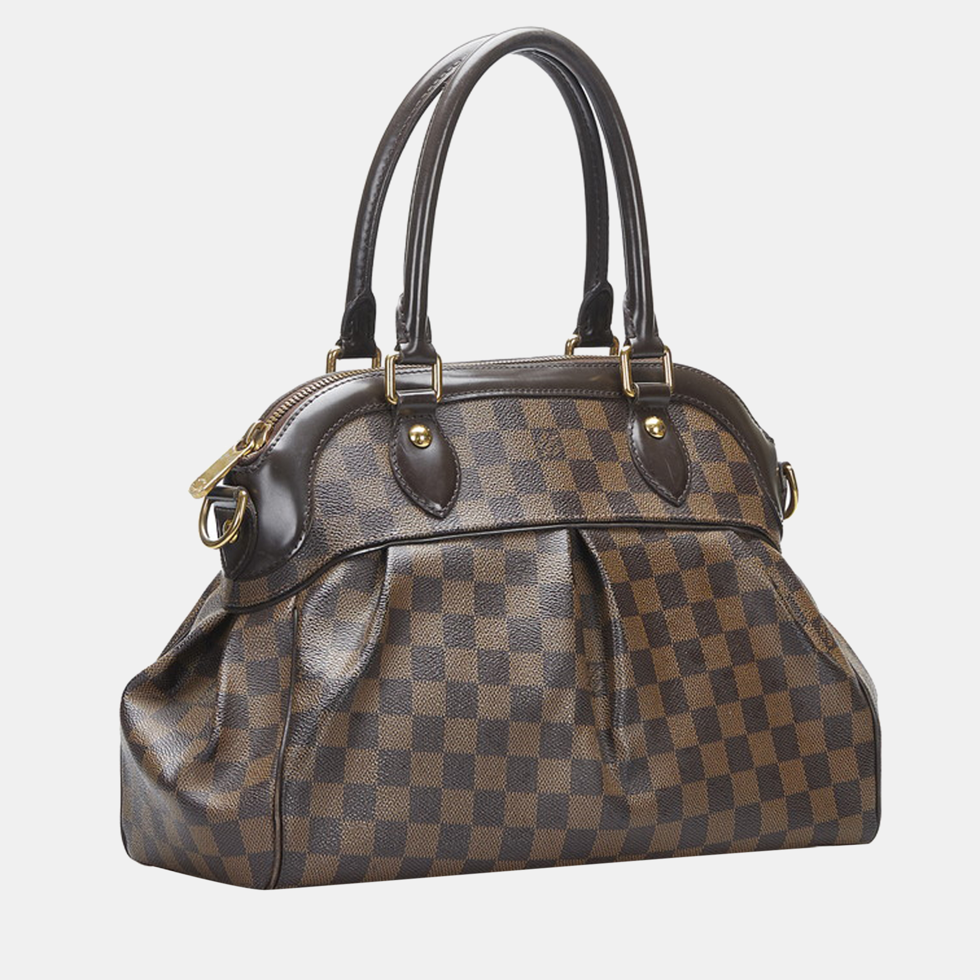 

Louis Vuitton Brown Damier Ebene Canvas Trevi PM Satchel