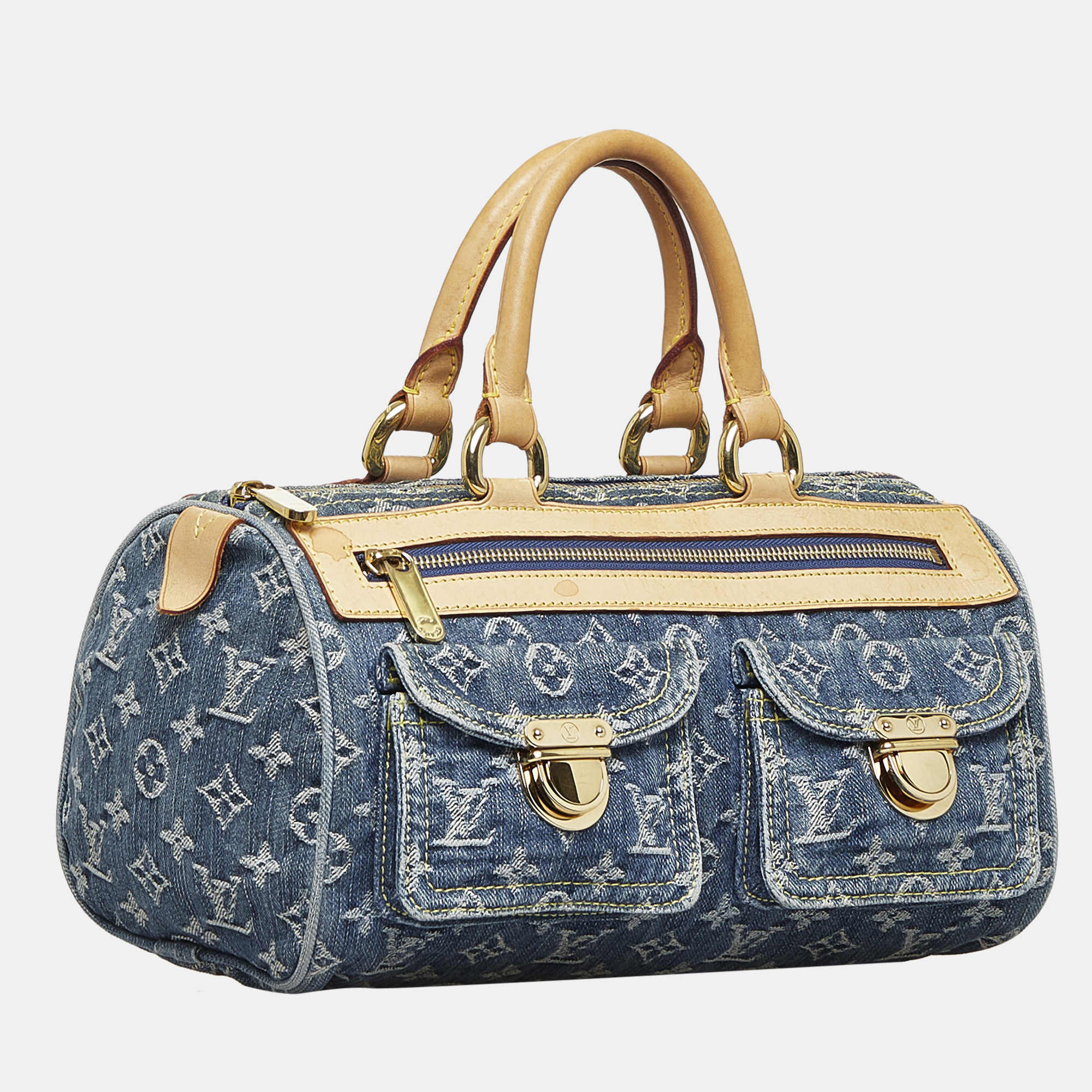 

Louis Vuitton Blue Monogram Denim Neo Speedy