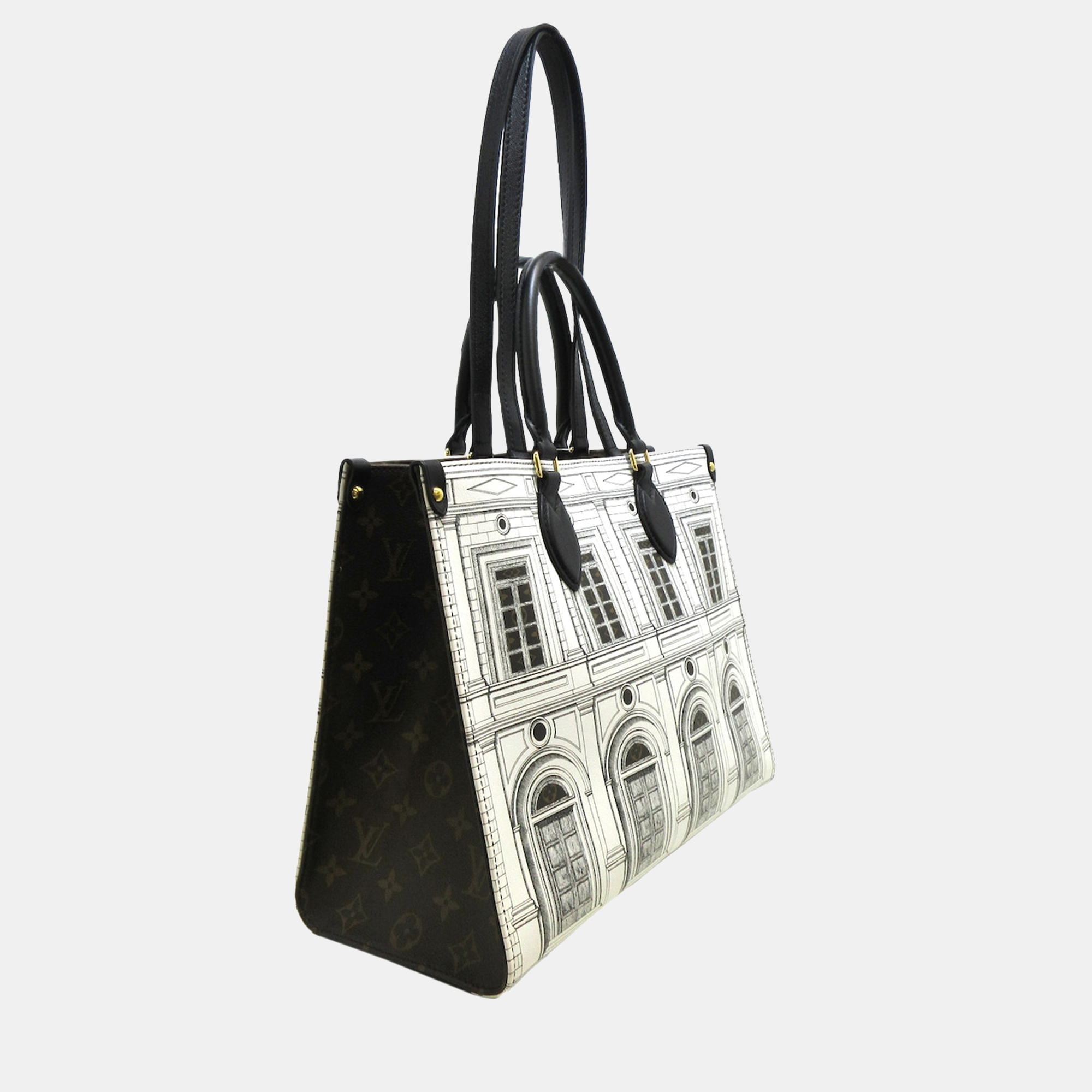 

Louis Vuitton White Fornasetti Architettura Onthego MM