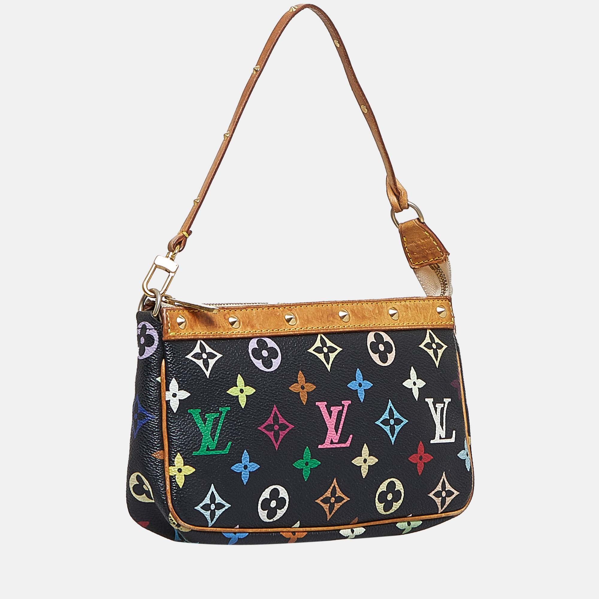 

Louis Vuitton Black Monogram Multicolore Pochette Accessoires