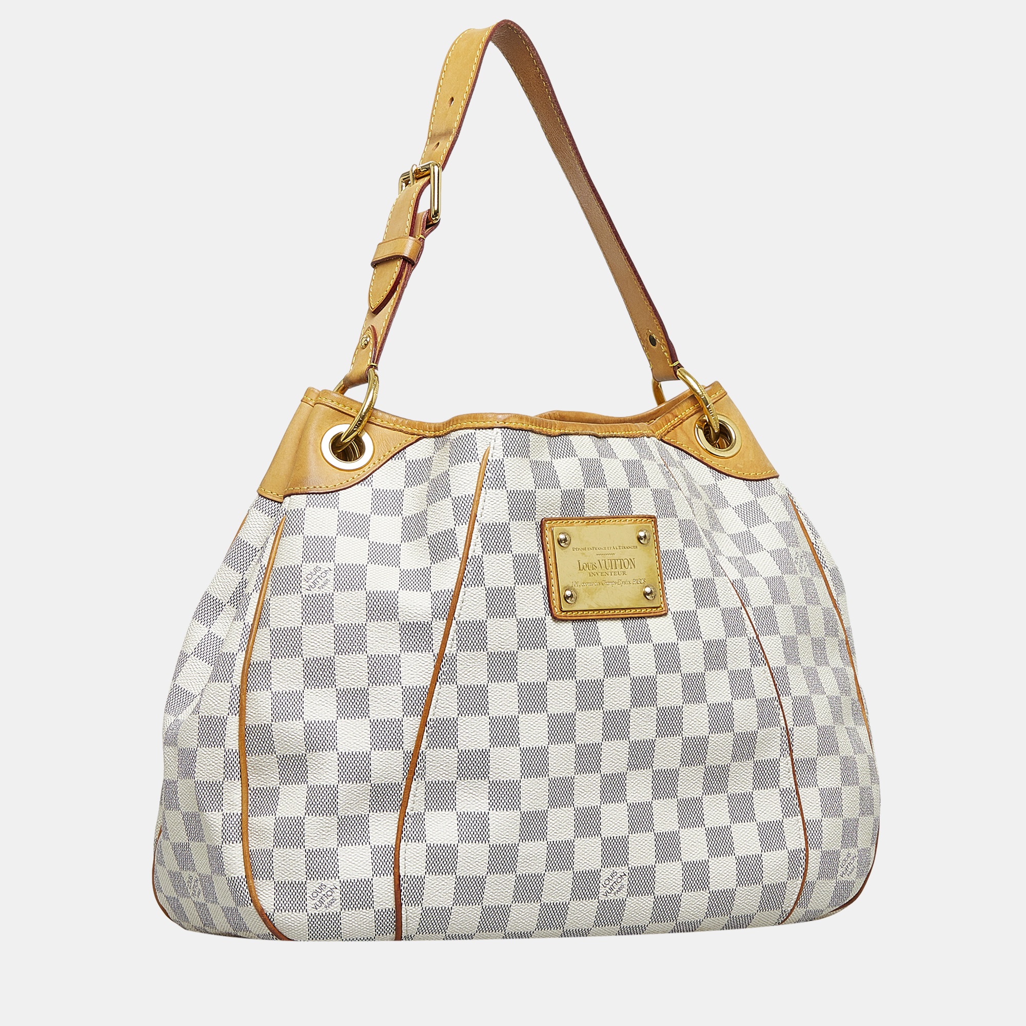 

Louis Vuitton White Damier Azur Galliera PM