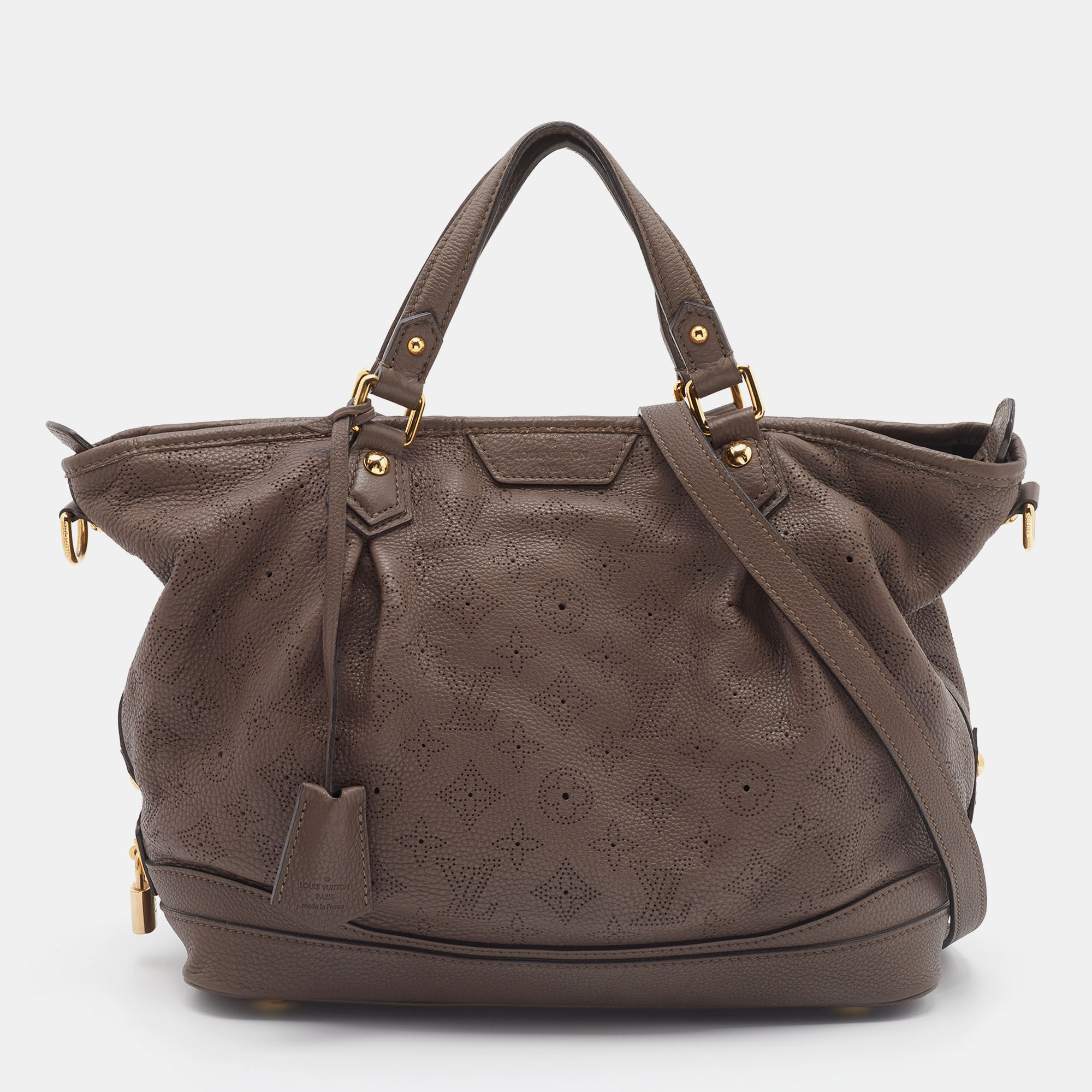 

Louis Vuitton Poudre Mahina Leather Stellar PM Bag, Beige