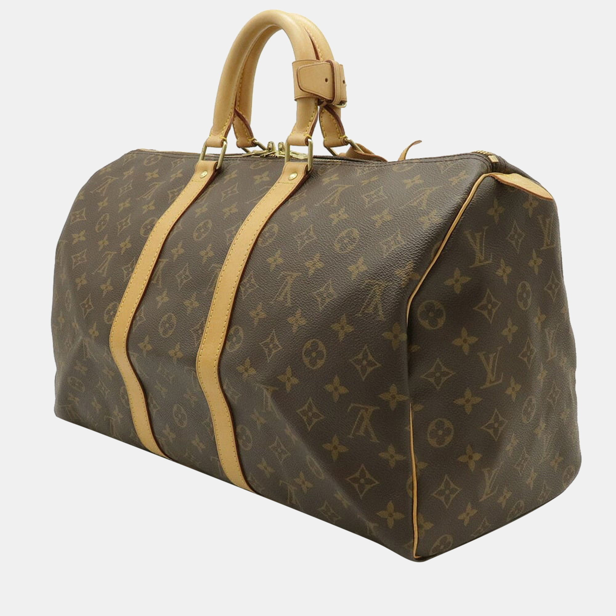 

Louis Vuitton Brown Monogram Canvas Keepall 45 Duffel Bag