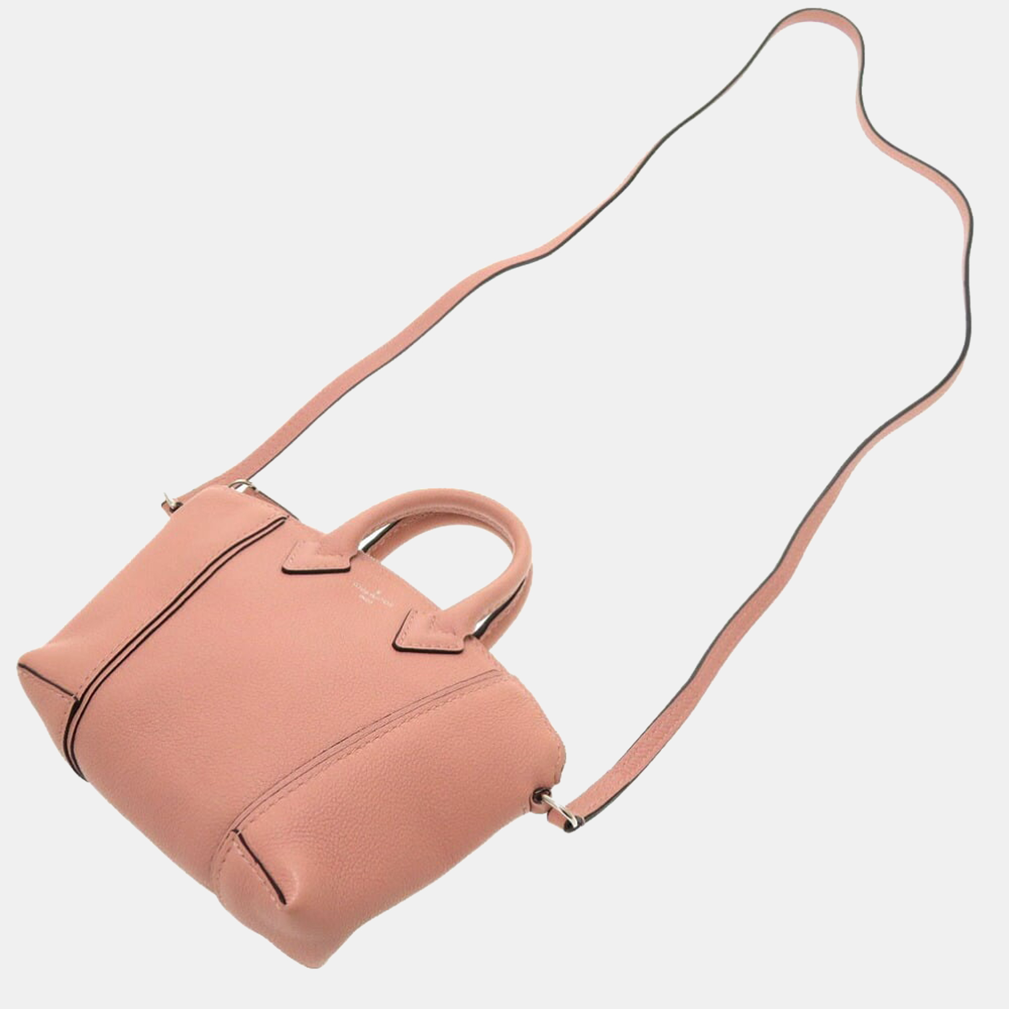 

Louis Vuitton Pink Leather Soft Lockit Tote Bag