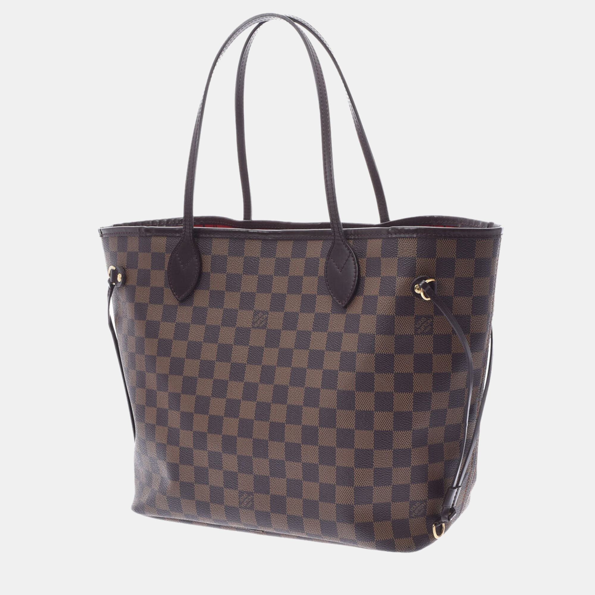 

Louis Vuitton Brown Canvas Damier Ebene Neverfull MM Tote Bag