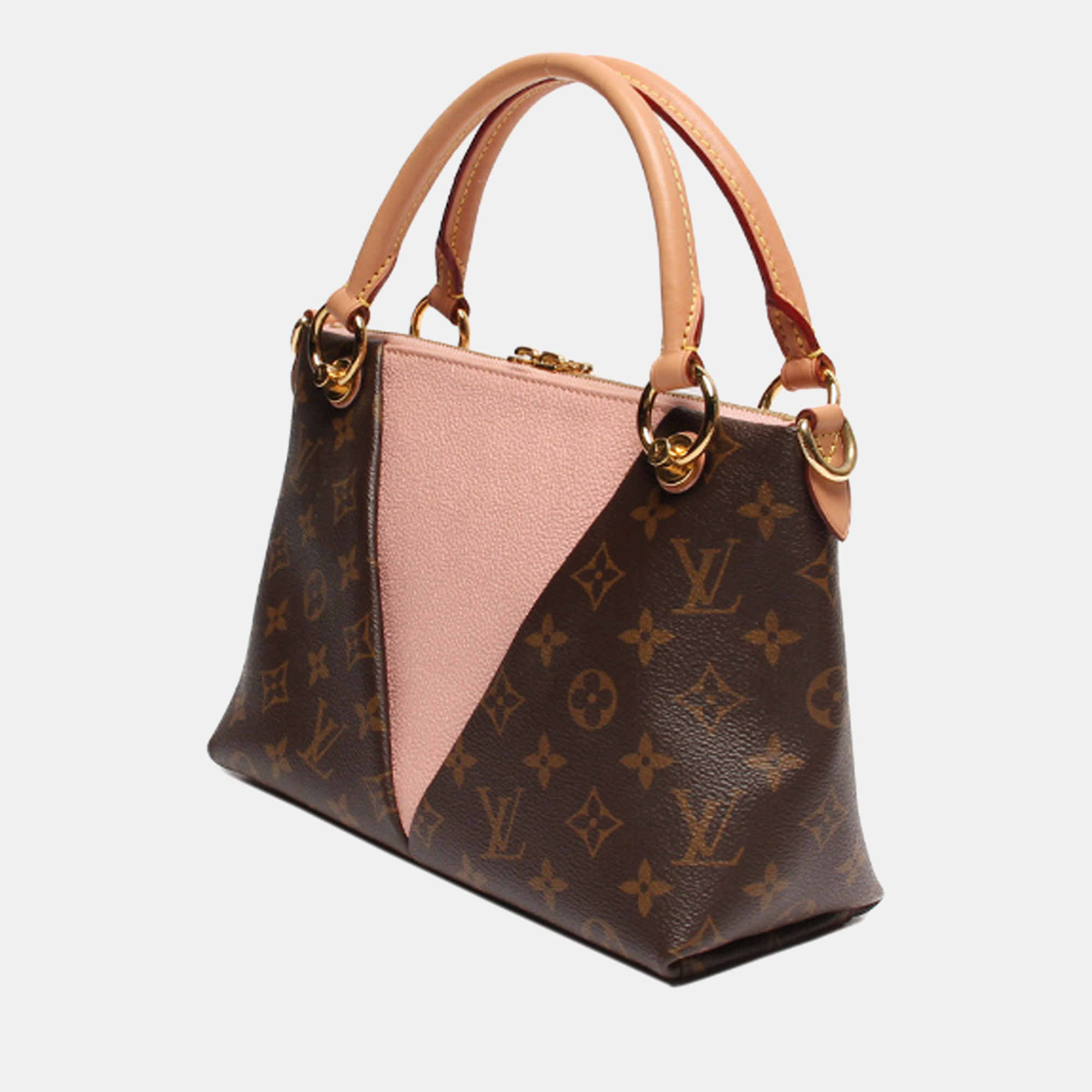 

Louis Vuitton Brown Canvas Monogram V Tote BB Satchel Bag