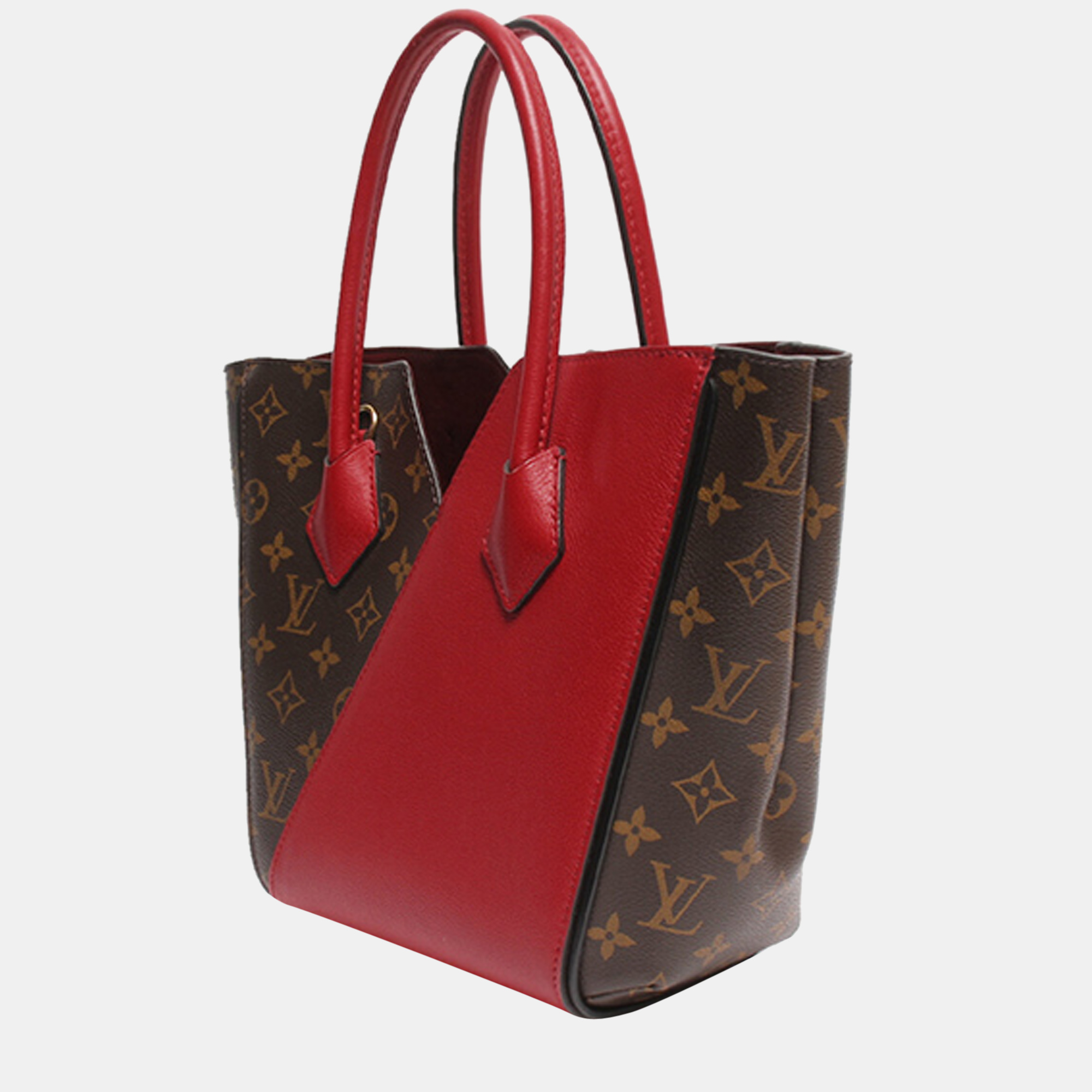 

Louis Vuitton Red Canvas Monogram Kimono PM Tote Bag, Brown