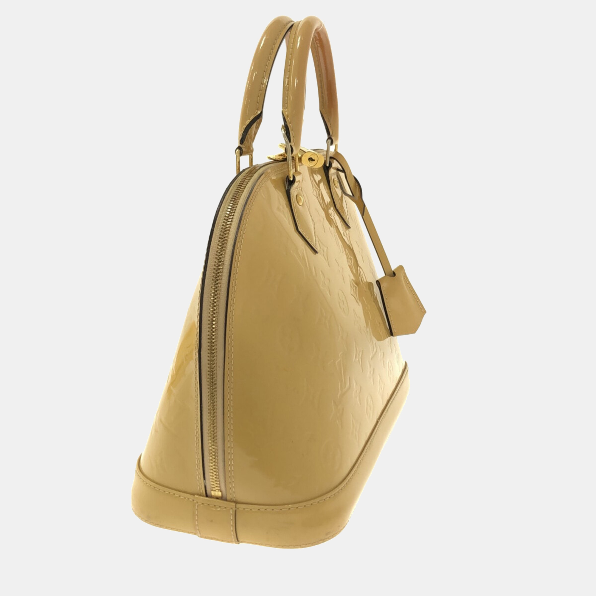 

Louis Vuitton Beige Monogram Vernis Alma BB bag