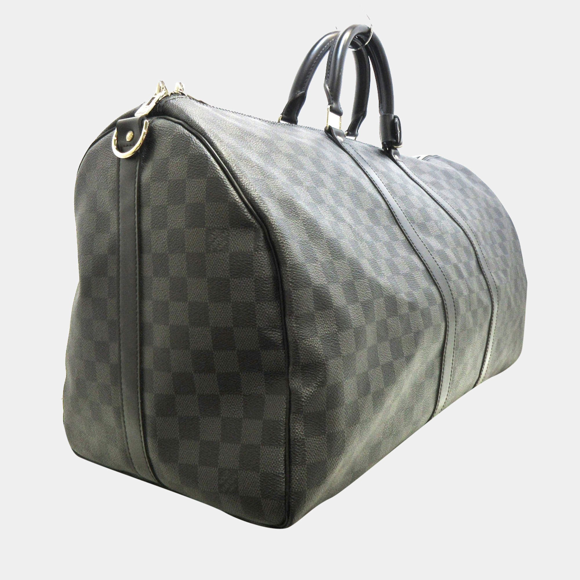 

Louis Vuitton Grey Damier Graphite Canvas Keepall Bandouliere 55 travel bag