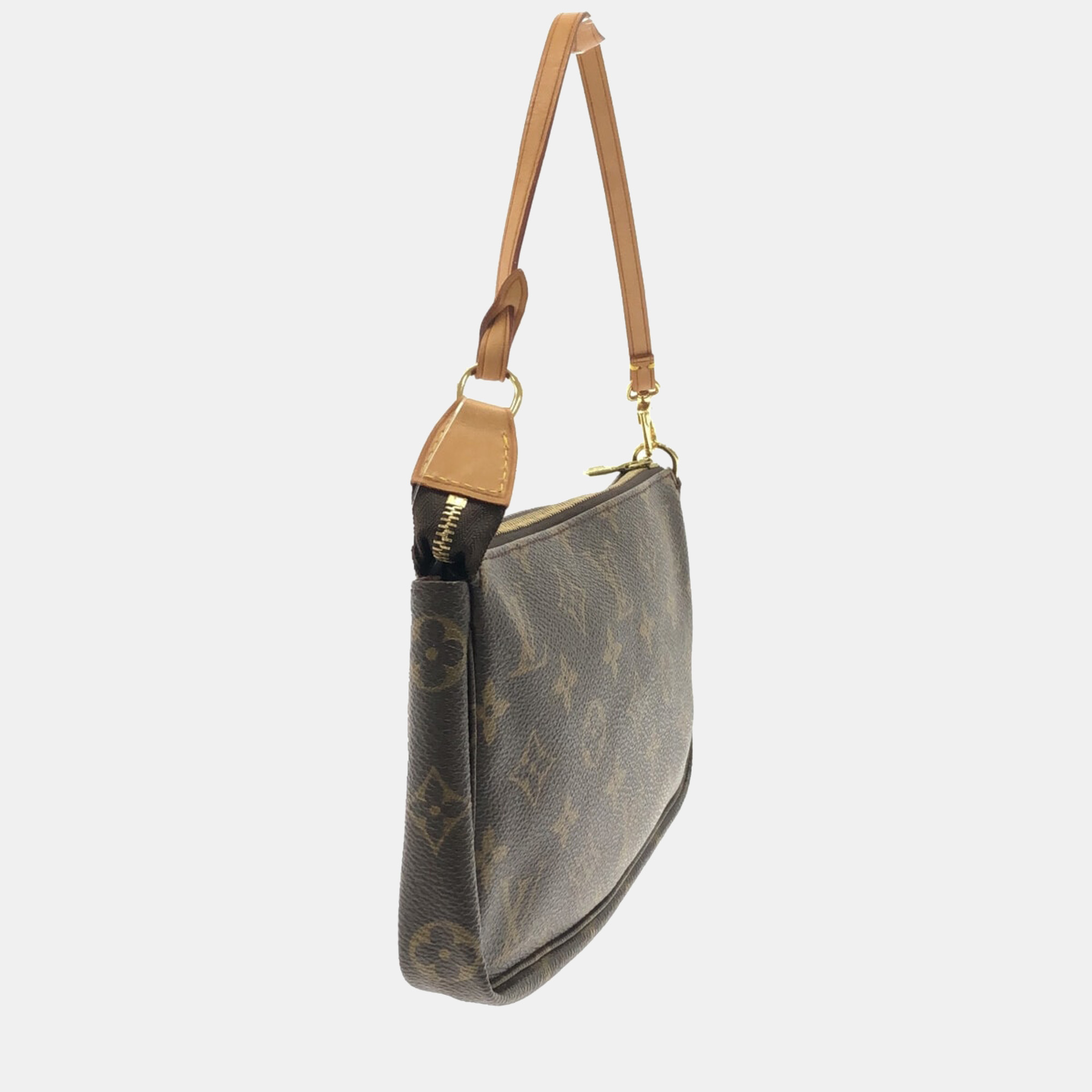 

Louis Vuitton Brown Monogram Canvas Pochette accessoires bag