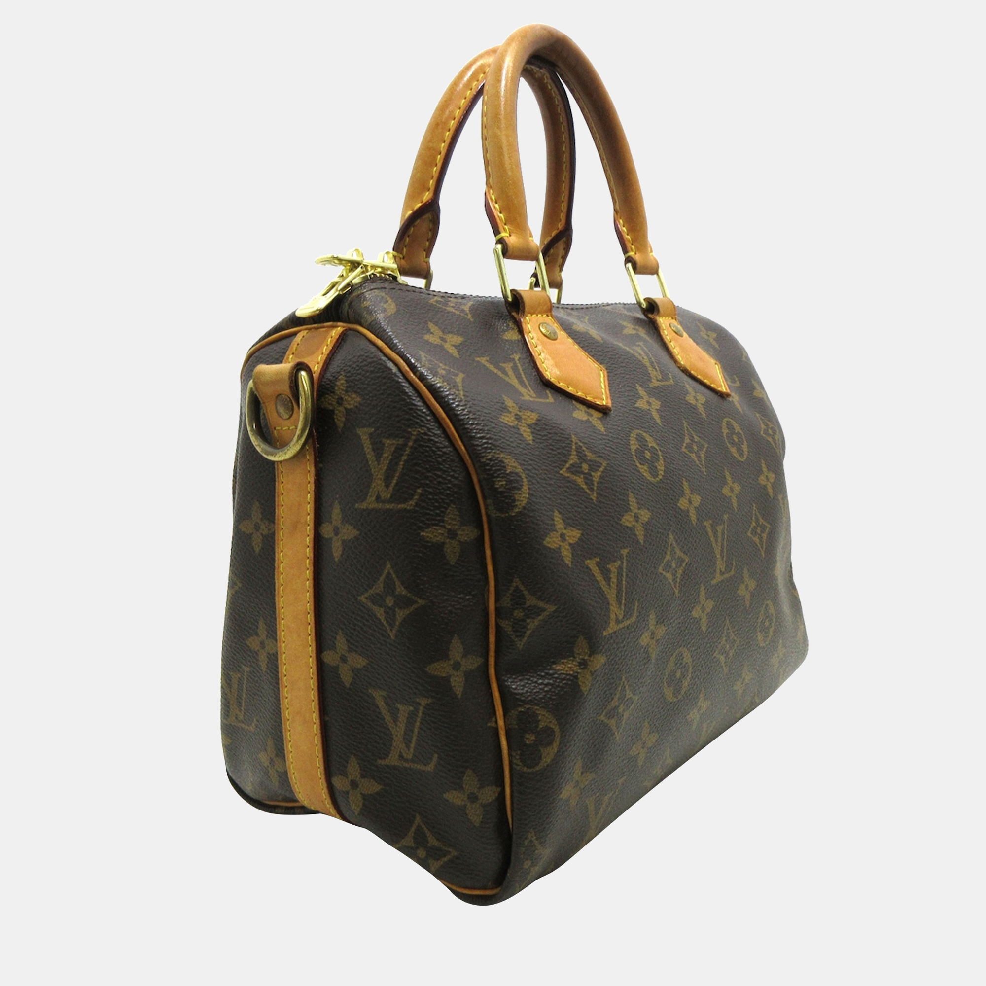 

Louis Vuitton Brown Monogram Speedy Bandouliere 25