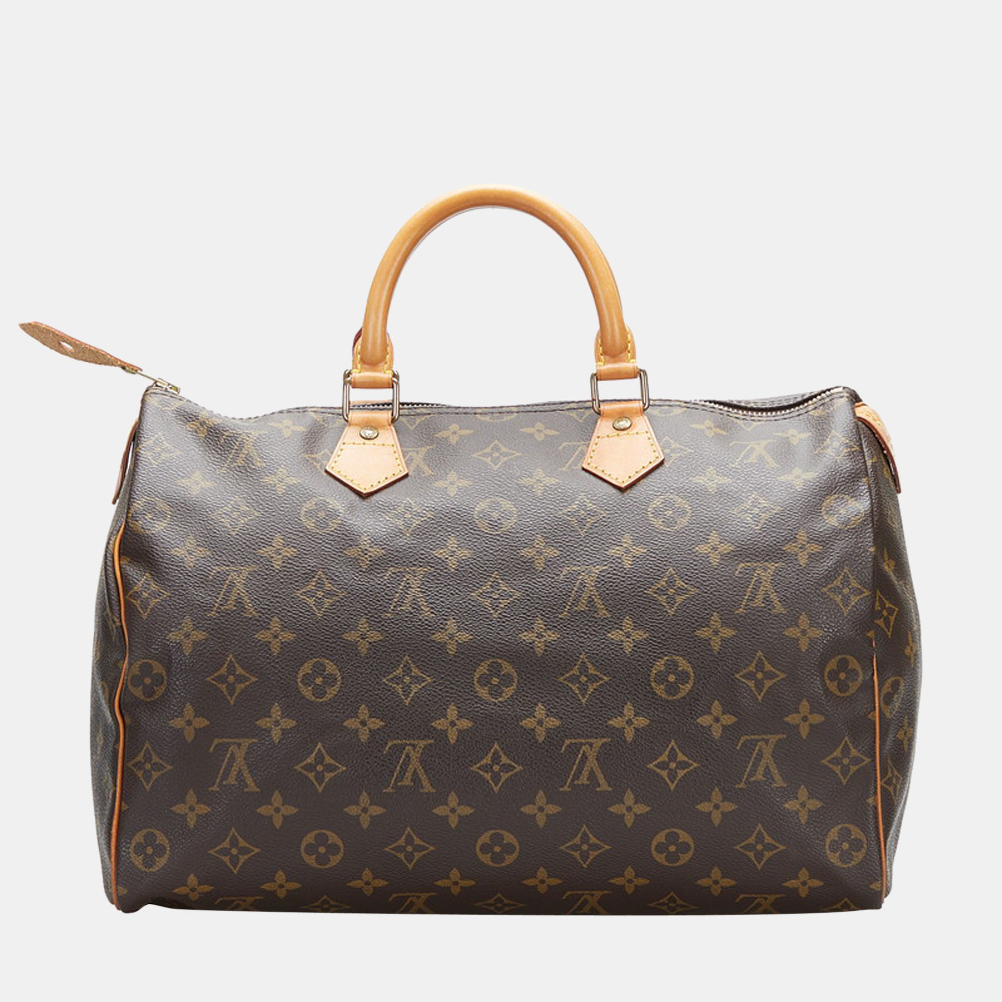 

Louis Vuitton Brown Monogram Canvas Speedy 35 Satchel