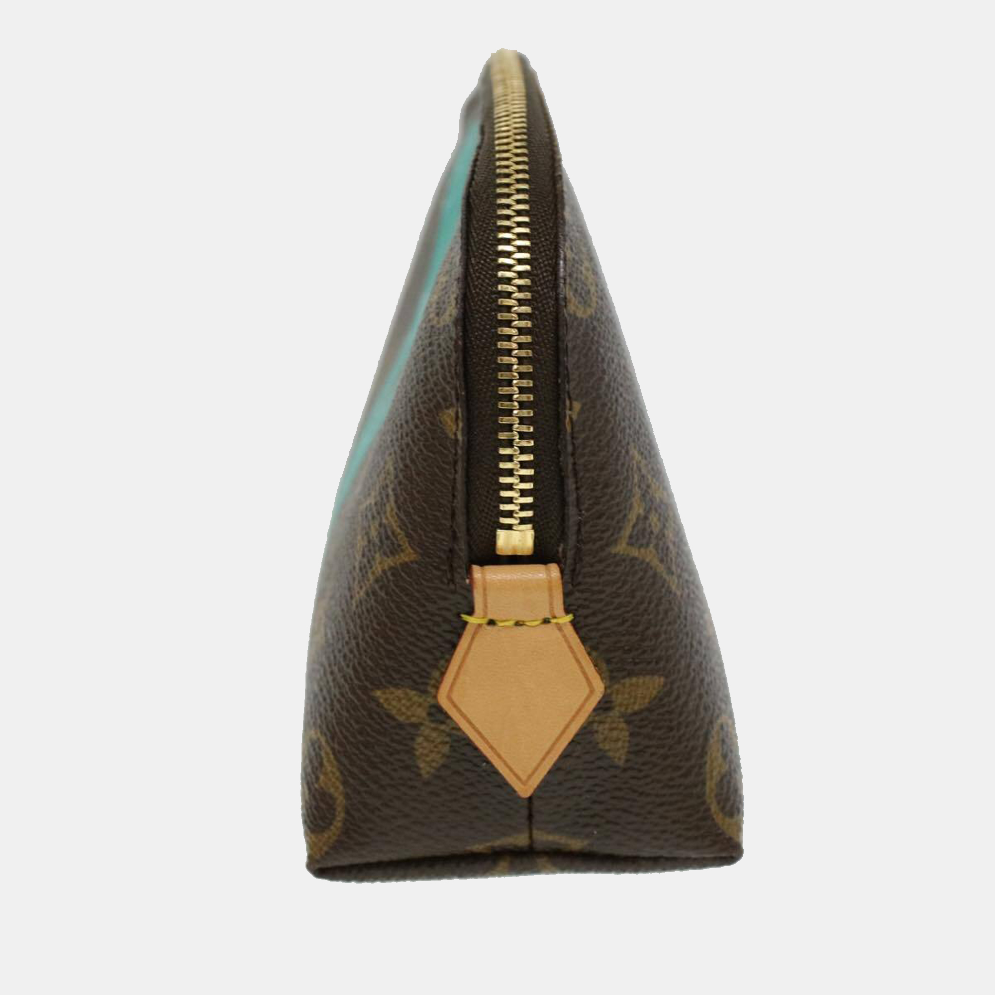 

Louis Vuitton Brown Canvas Monogram V Line Limited Edition Clutch Bag