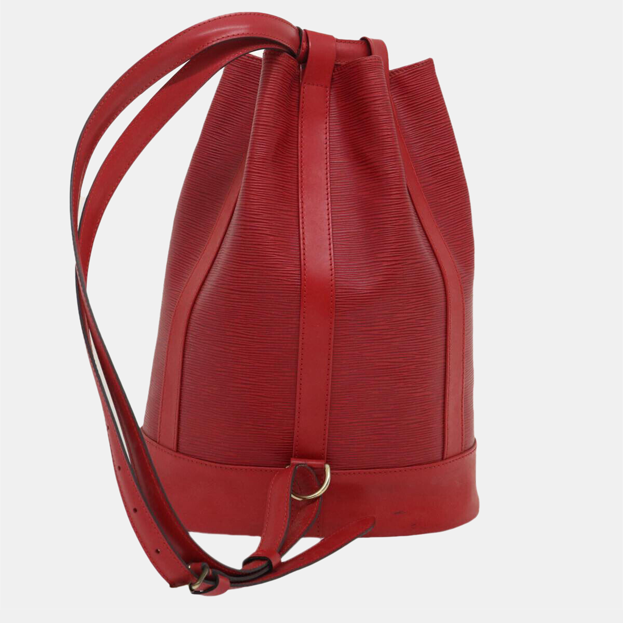 

Louis Vuitton Red Epi Randonnee PM Shoulder Bag