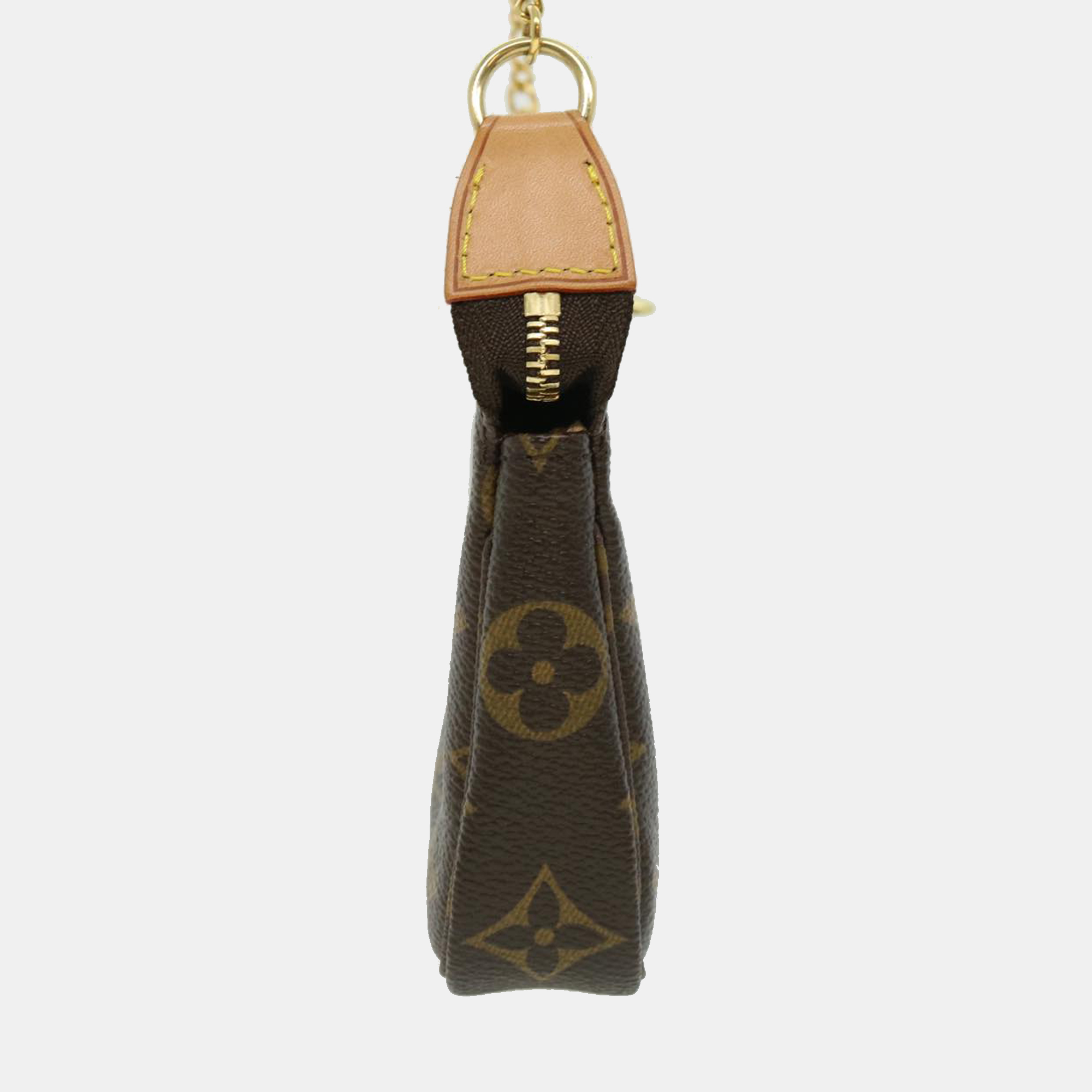 

Louis Vuitton Monogram Canvas Mini Pochette Accessoires Bag, Brown
